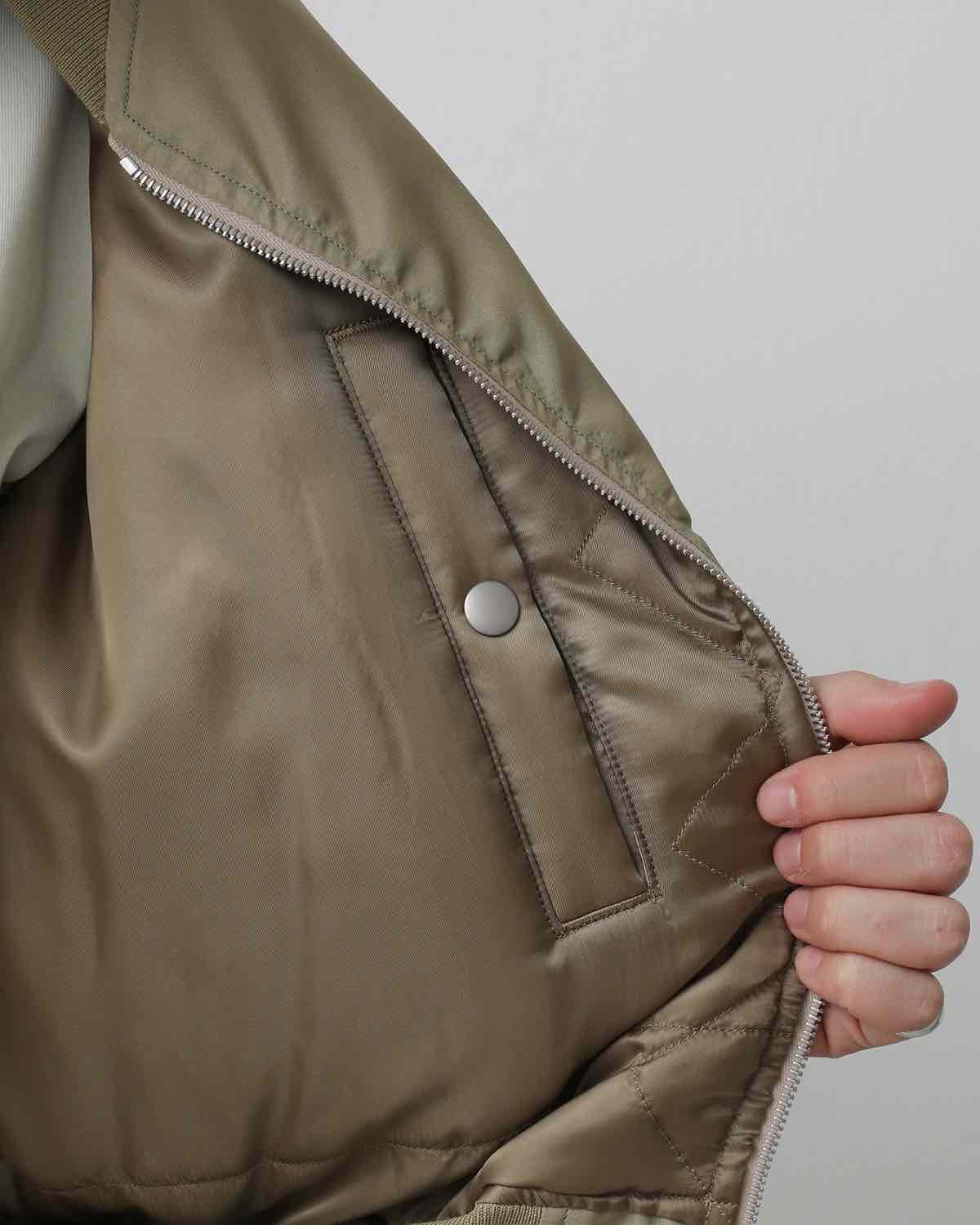 HIGH DENSITY SILK TWILL FLIGHT BLOUSON