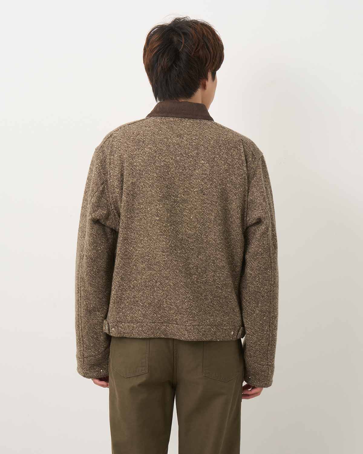 HOMESPUN TWEED ZIP BLOUSON – COVERCHORD