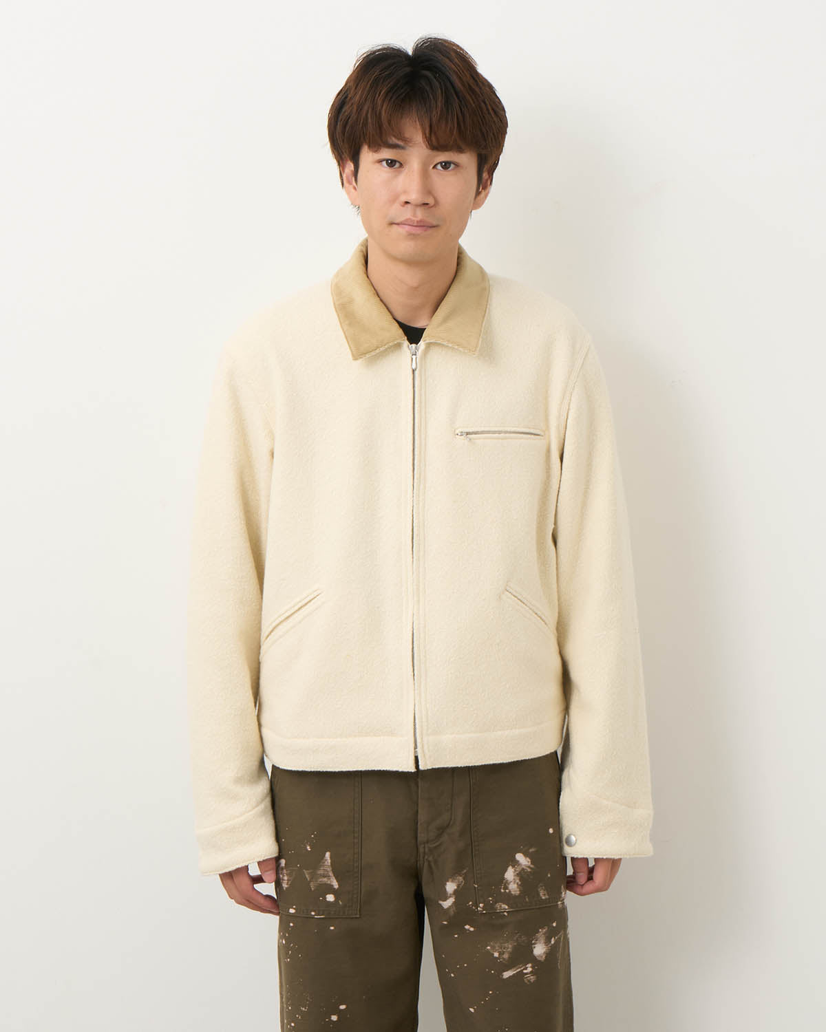 HOMESPUN TWEED ZIP BLOUSON – COVERCHORD