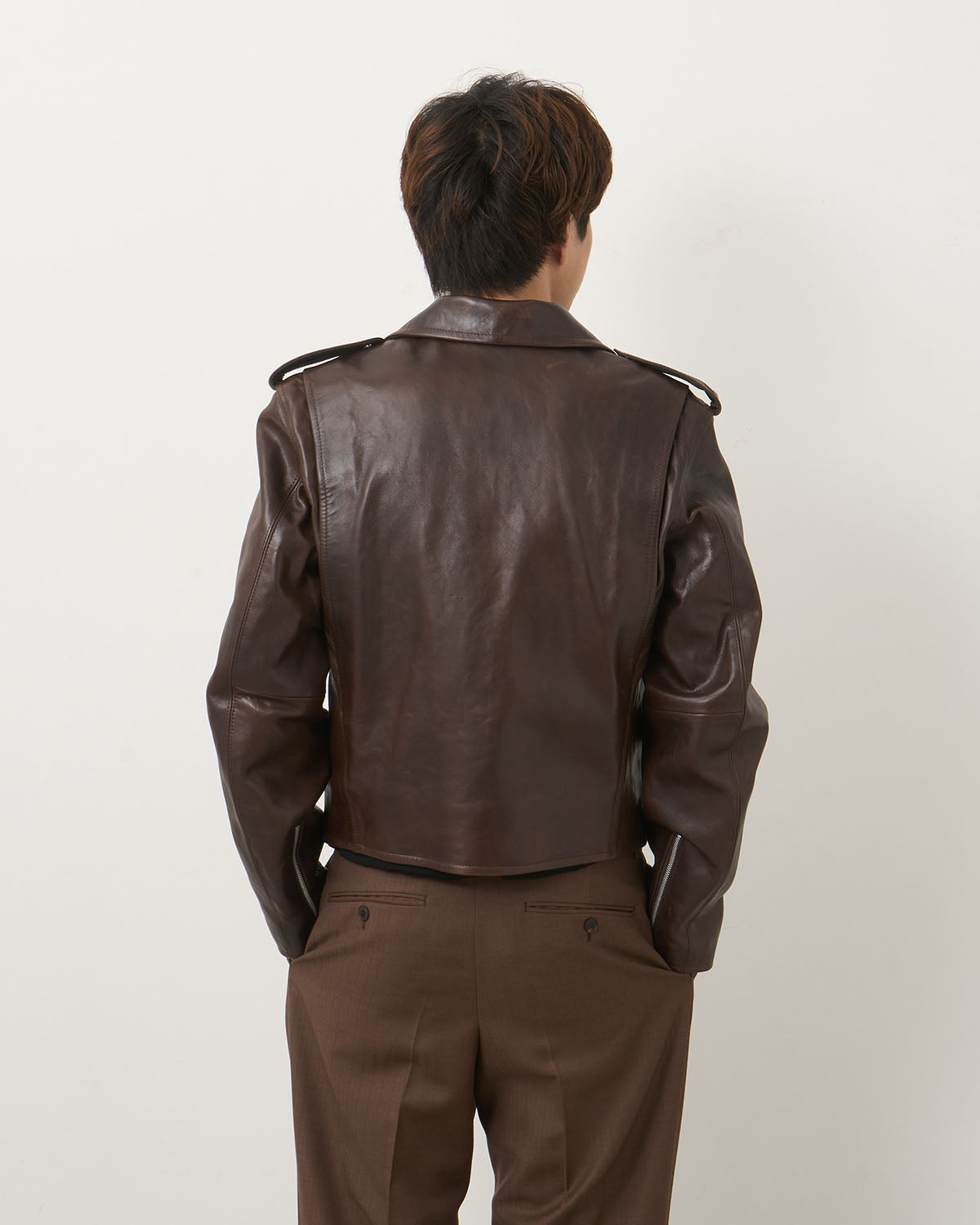 HEAVY LAMB LEATHER RIDERS JACKET