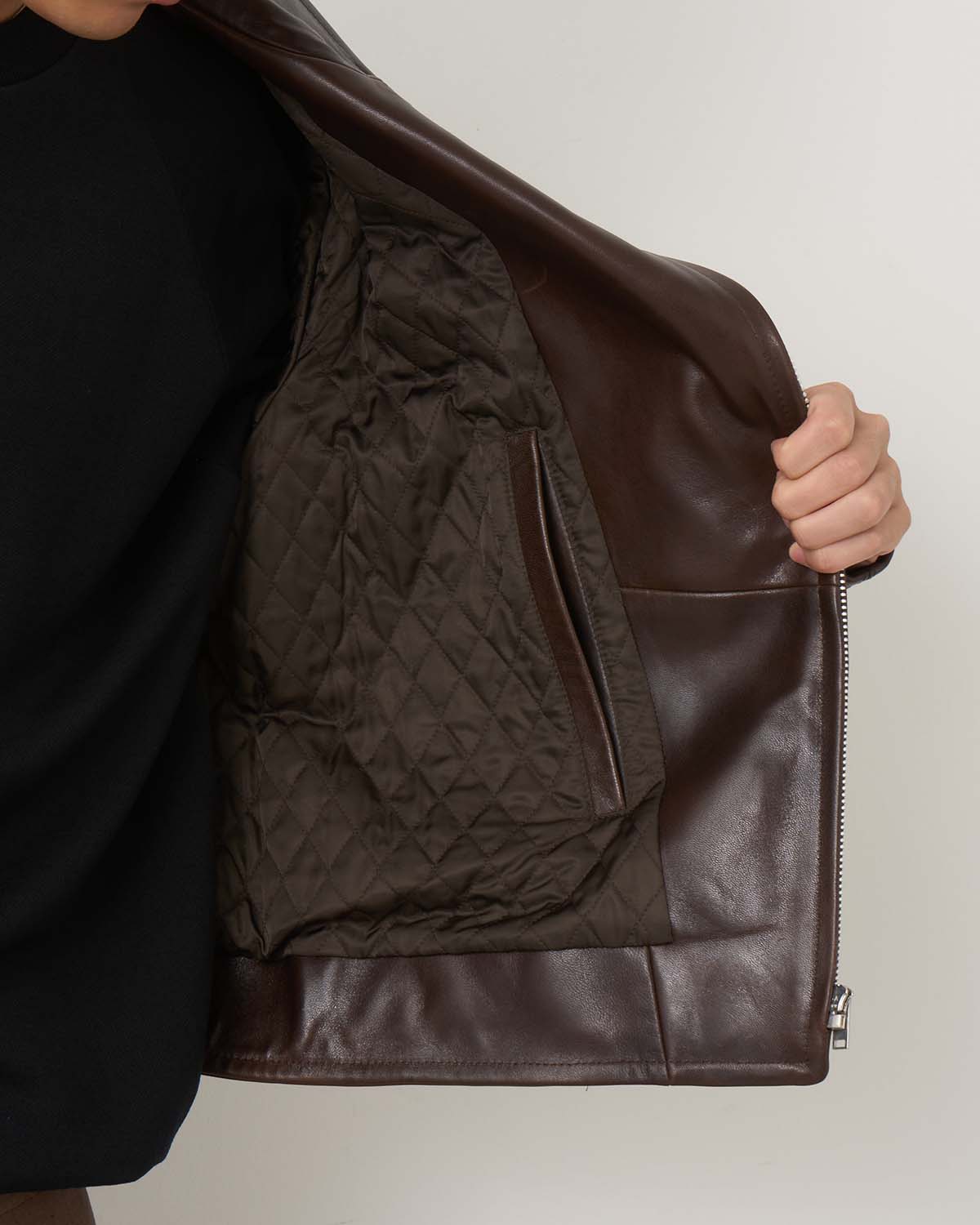 HEAVY LAMB LEATHER RIDERS JACKET