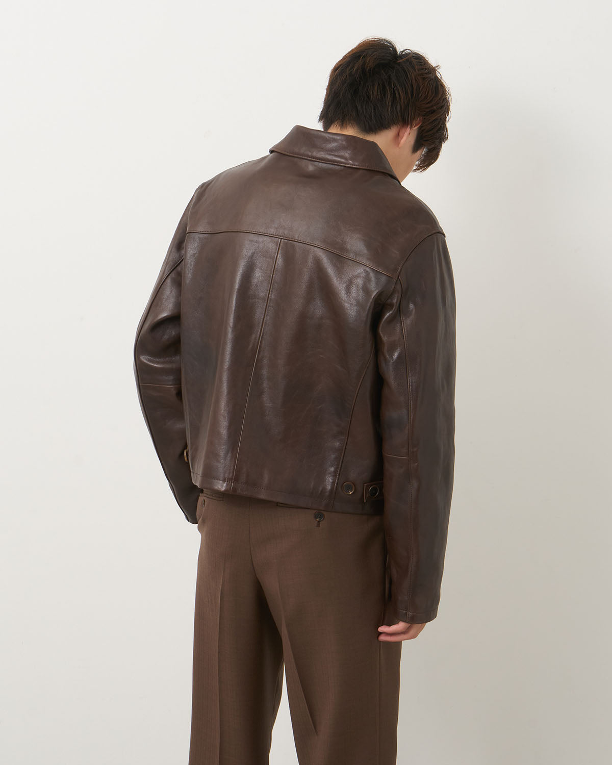 HEAVY LAMB LEATHER BLOUSON