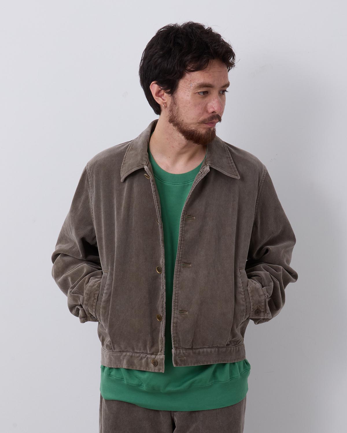 PIGMENT DYED FINX CORDUROY BLOUSON – COVERCHORD