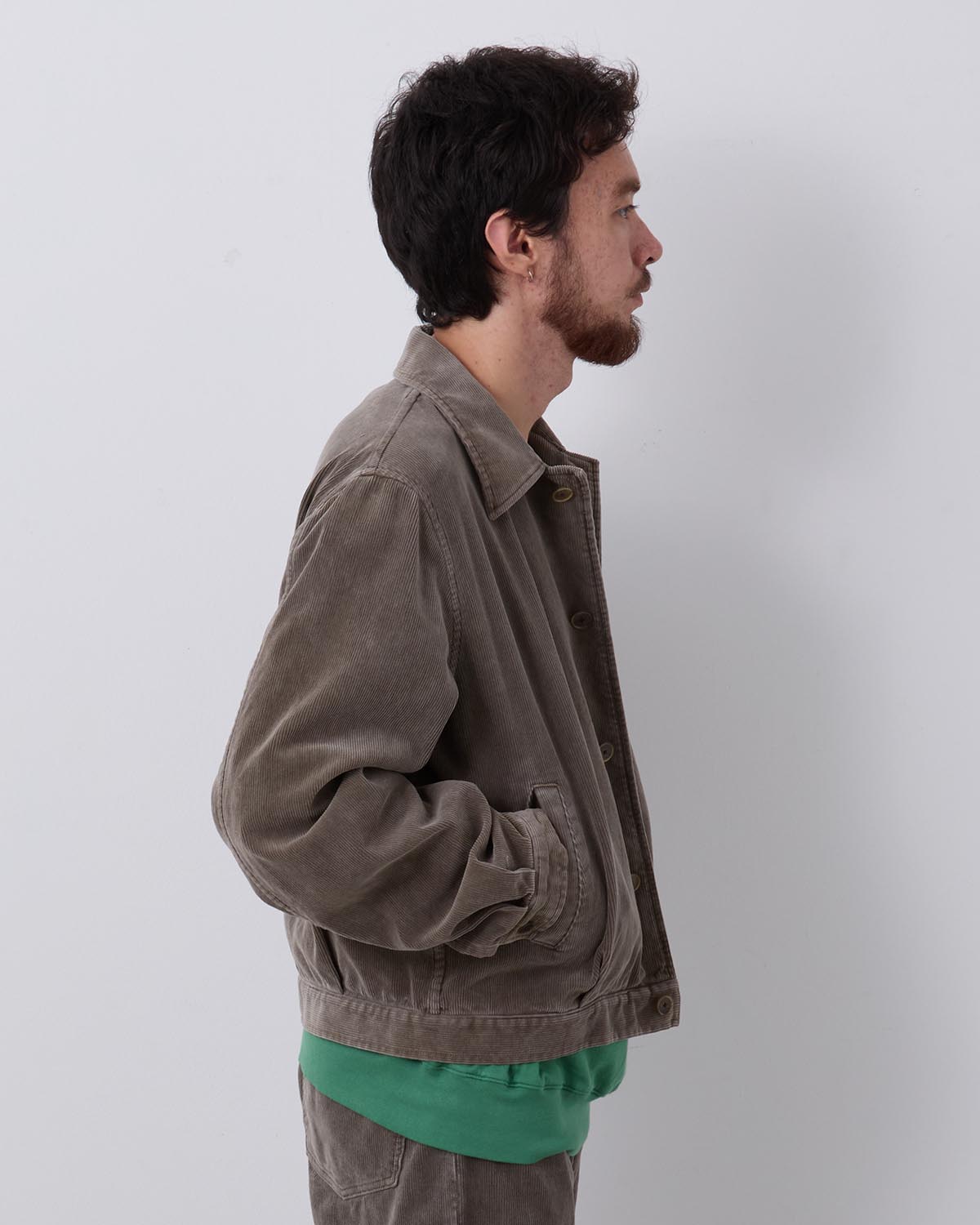 PIGMENT DYED FINX CORDUROY BLOUSON