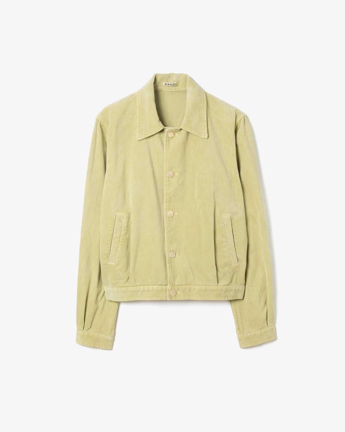 PIGMENT DYED FINX CORDUROY BLOUSON