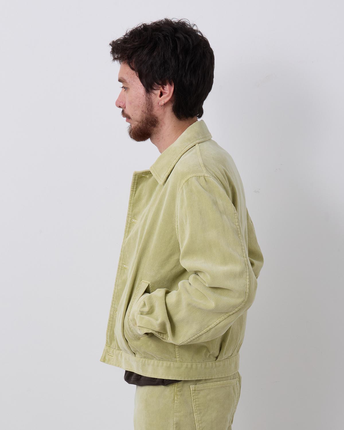 PIGMENT DYED FINX CORDUROY BLOUSON