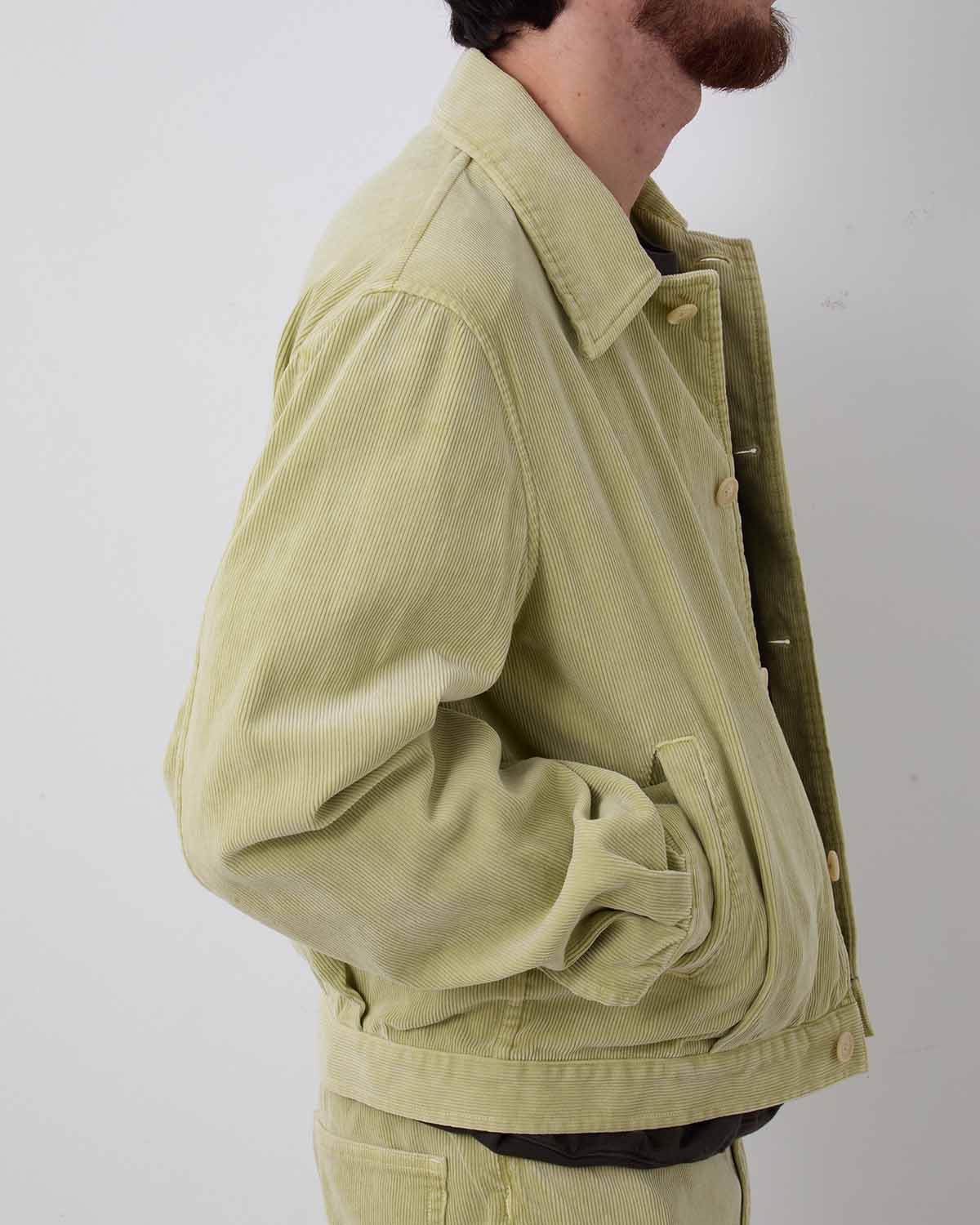 PIGMENT DYED FINX CORDUROY BLOUSON