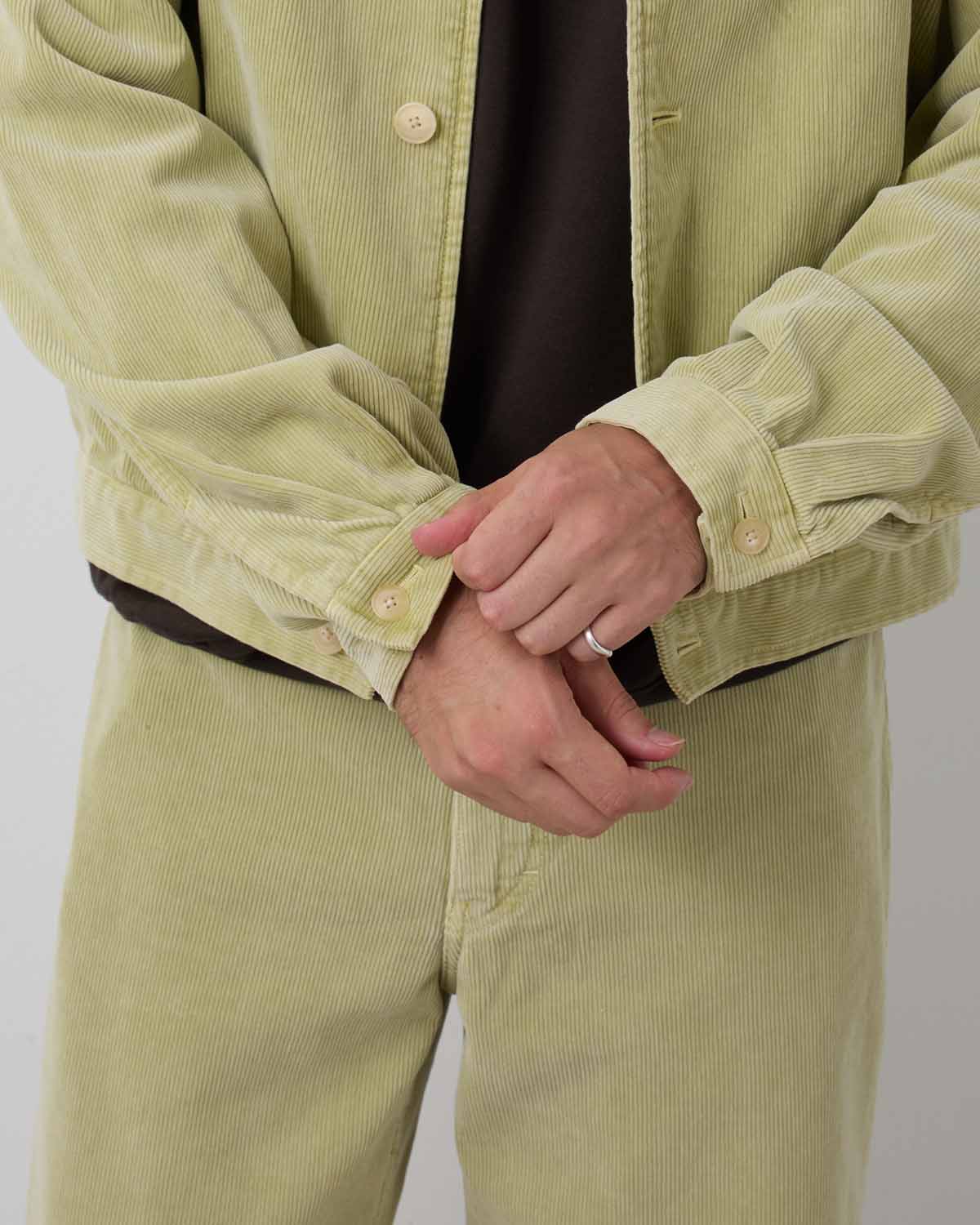 ジャケット・アウター PIGMENT DYED FINX CORDUROY BLOUSON 5 Pigment Dyed Finx Corduroy Blouson(4(MEN) Olive Brown/オリーブ