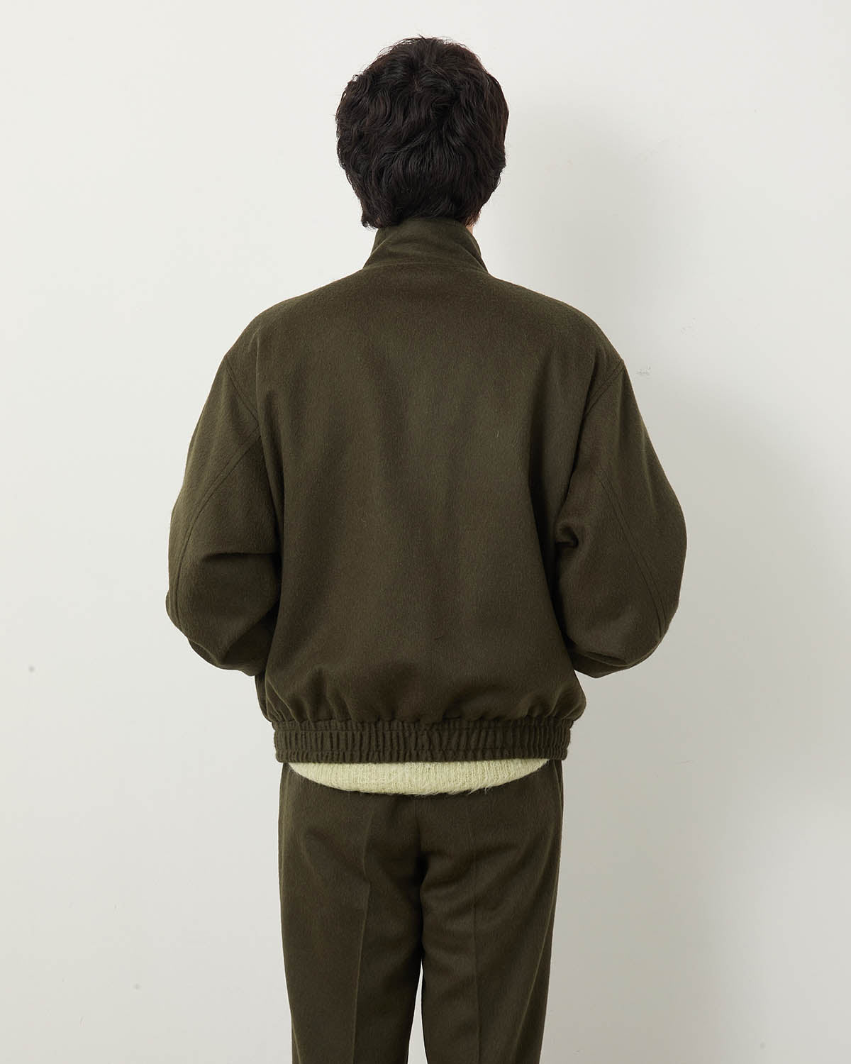 BABY CAMEL FLANNEL ZIP BLOUSON