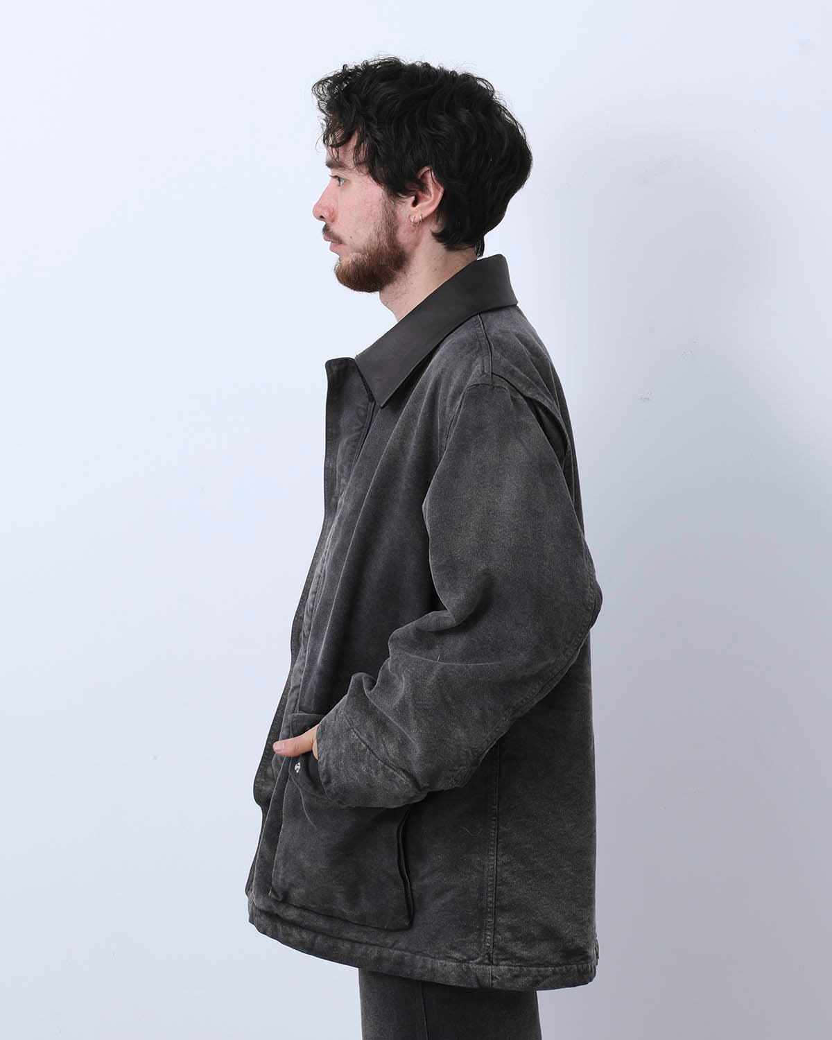 PRODUCT DYED ORGANIC COTTON DUCK BLOUSON