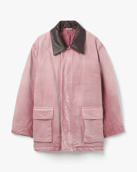 【未試着新品】ORGANIC COTTON DUCK BLOUSON AURALEE】 ⁡ ORGANIC COTTON DUCK BLOUSON COLOR : LIGHT BEIGE PRICE