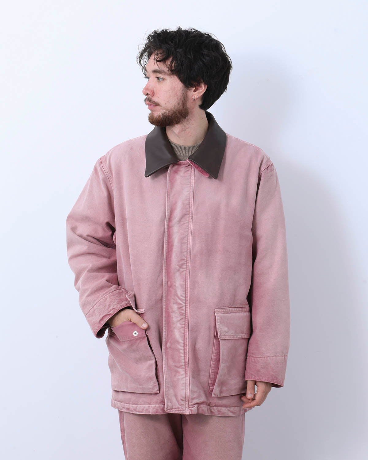 PRODUCT DYED ORGANIC COTTON DUCK BLOUSON
