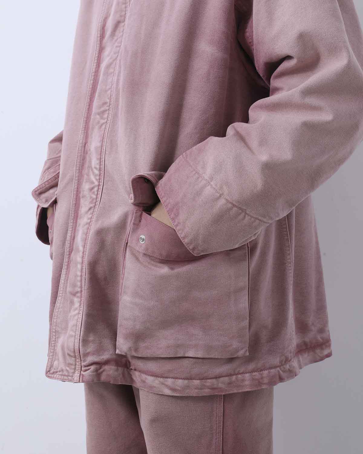 PRODUCT DYED ORGANIC COTTON DUCK BLOUSON
