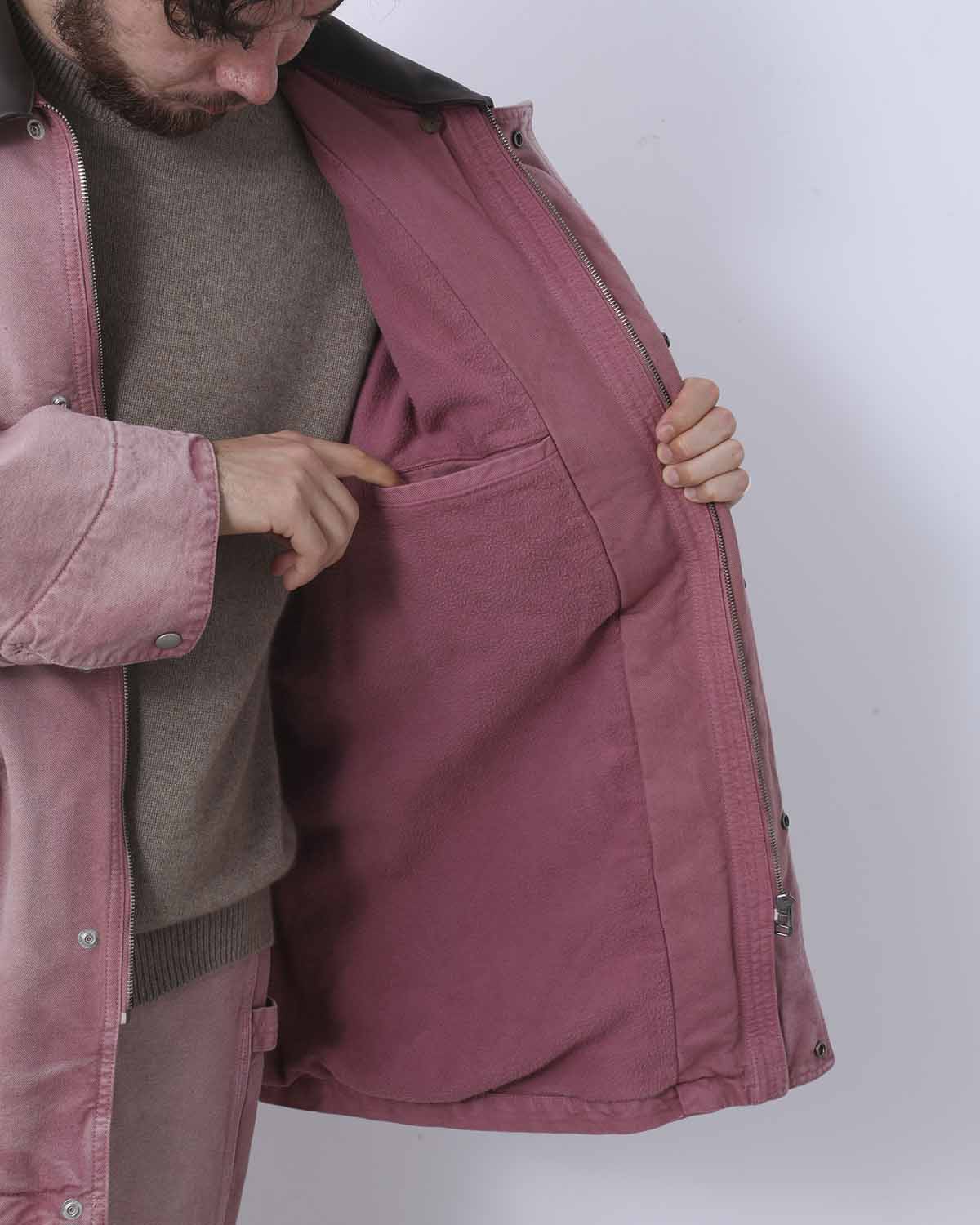 PRODUCT DYED ORGANIC COTTON DUCK BLOUSON