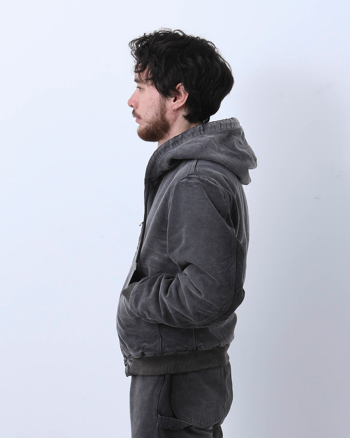 PRODUCT DYED ORGANIC COTTON DUCK SHORT ZIP PARKA
