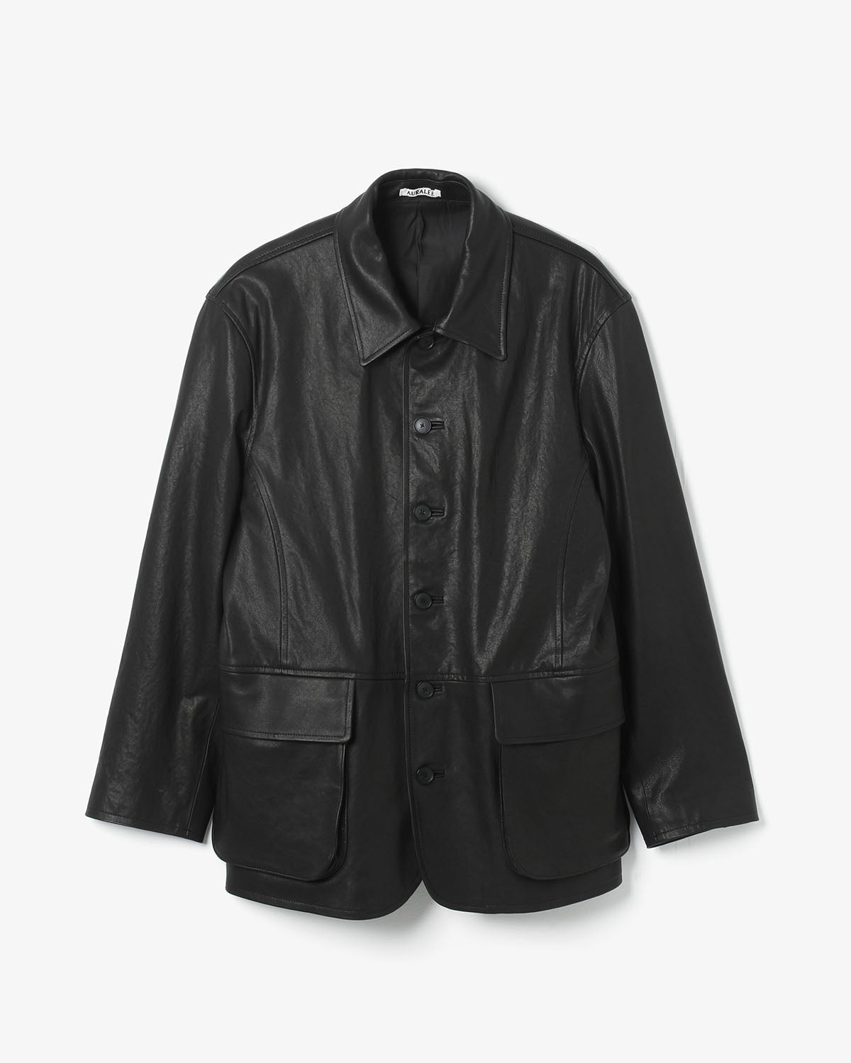 TEXTURED LAMB LEATHER BLOUSON