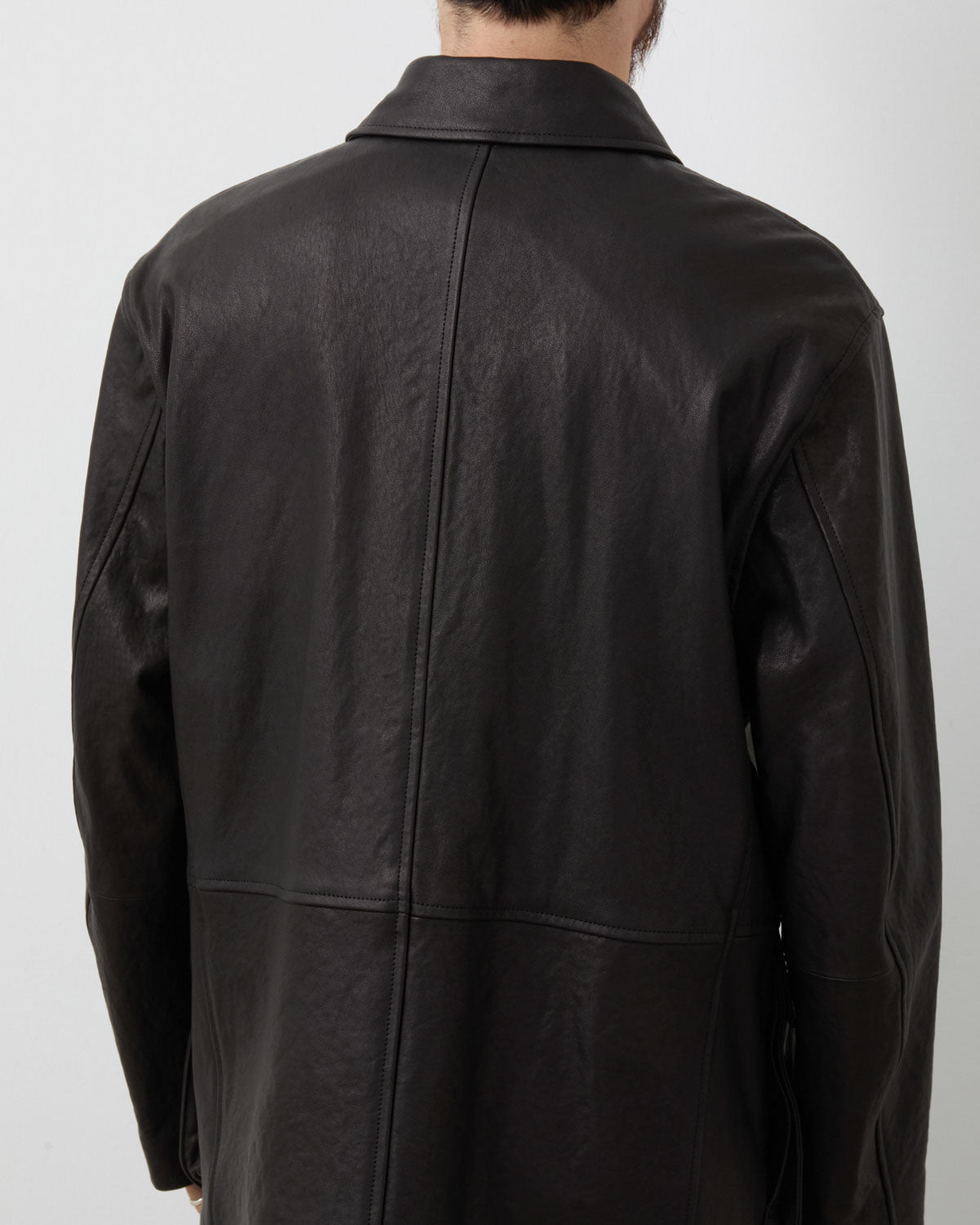 TEXTURED LAMB LEATHER BLOUSON
