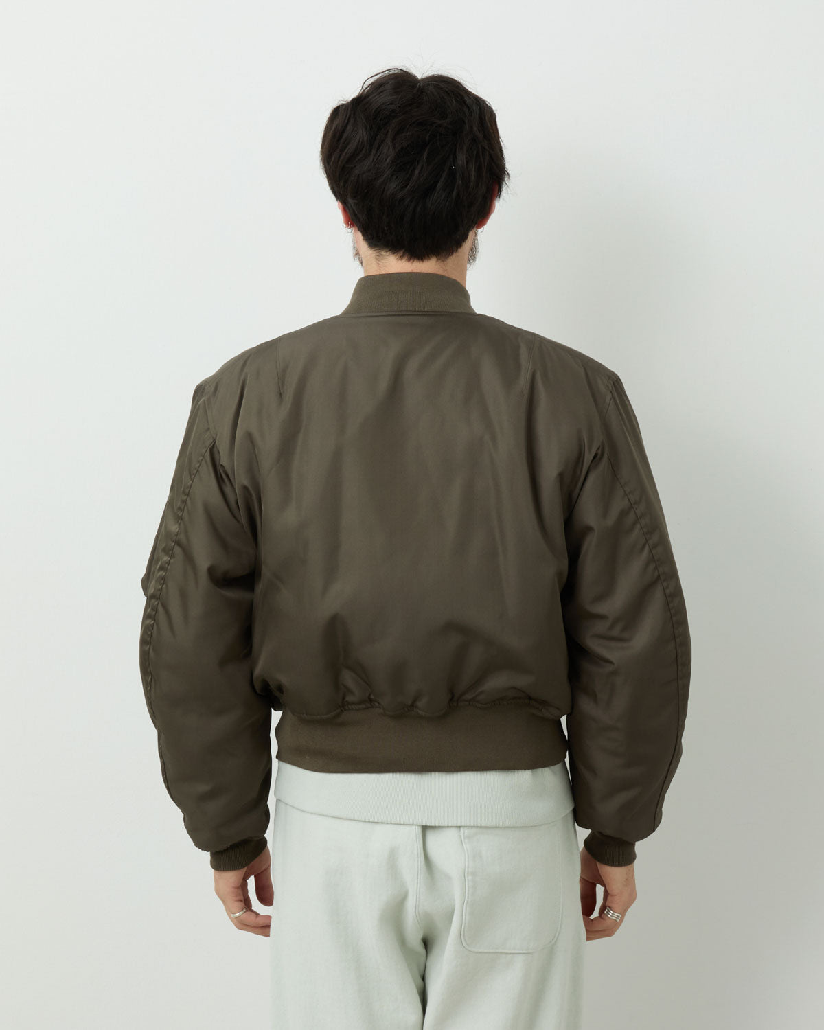 HIGH DENSITY SILK TWILL FLIGHT BLOUSON
