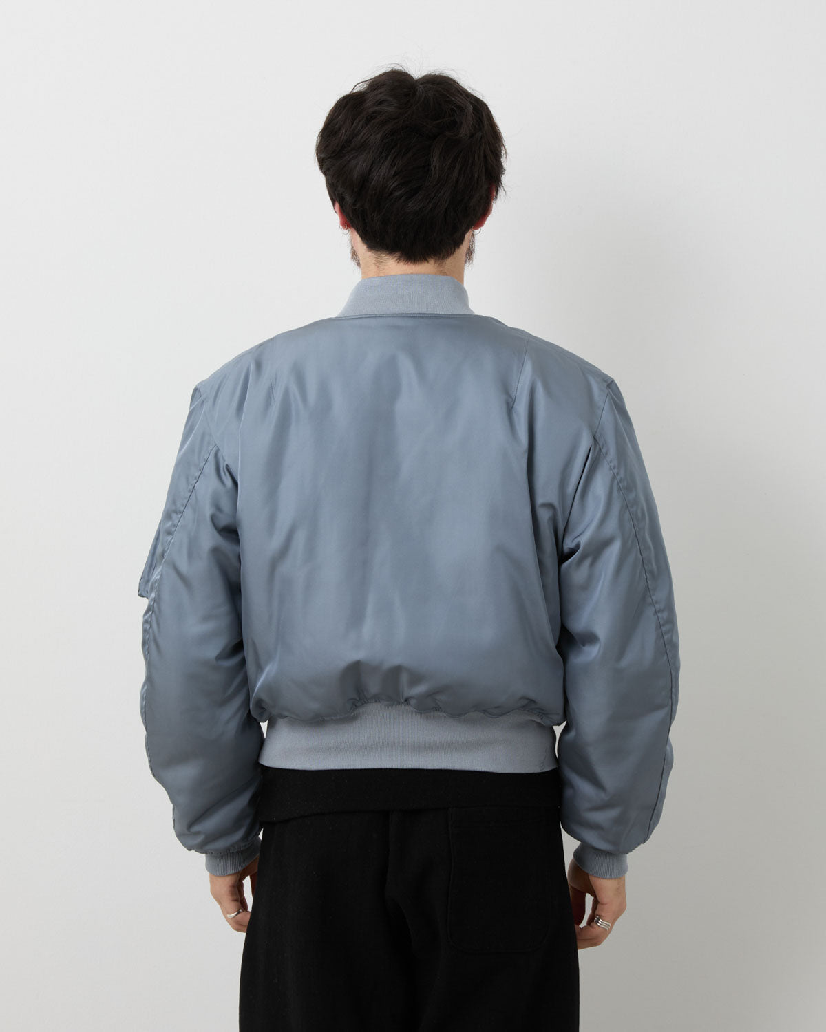 HIGH DENSITY SILK TWILL FLIGHT BLOUSON
