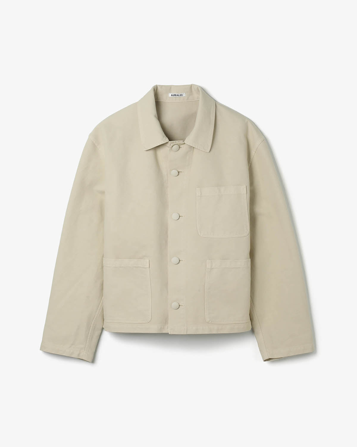 GARMENT-DYED ORGANIC COTTON HEAVY TWILL SHORT WORK JACKET