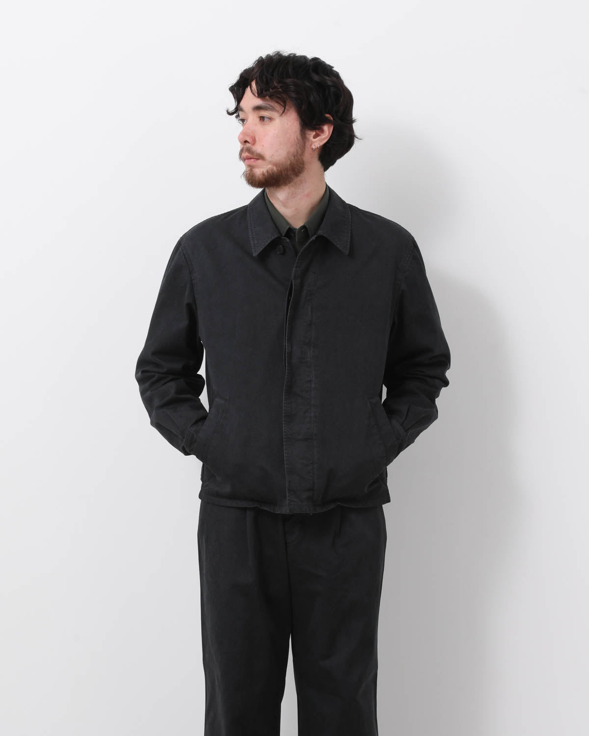 GARMENT-DYED FINX LIGHT CHINO BLOUSON – COVERCHORD