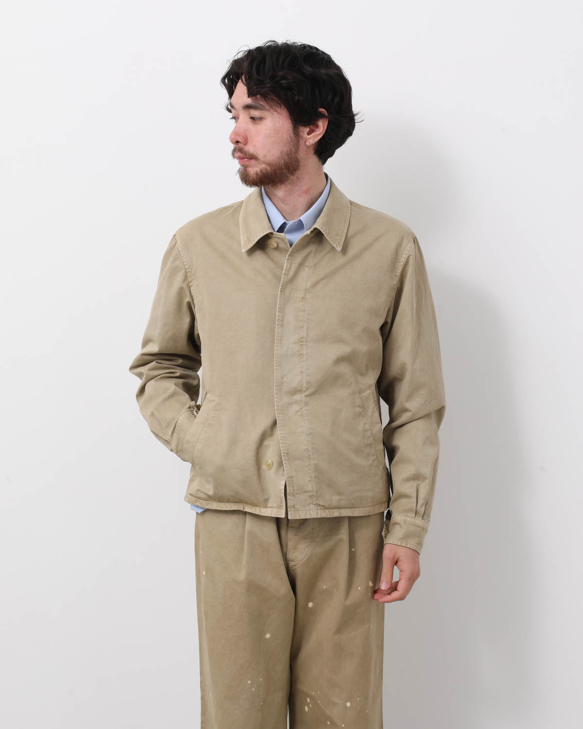 26ss GARMENT-DYED FINX LIGHT CHINO ブルゾン GARMENT-DYED FINX LIGHT CHINO BLOUSON – COVERCHORD