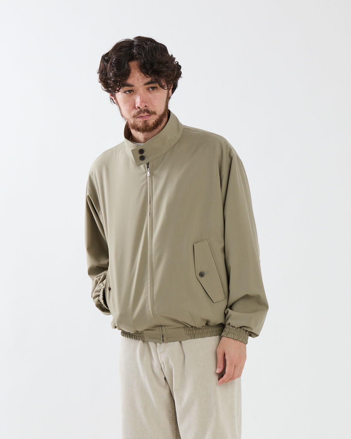 ULTRA FINE TROPICAL WOOL ZIP BLOUSON – COVERCHORD