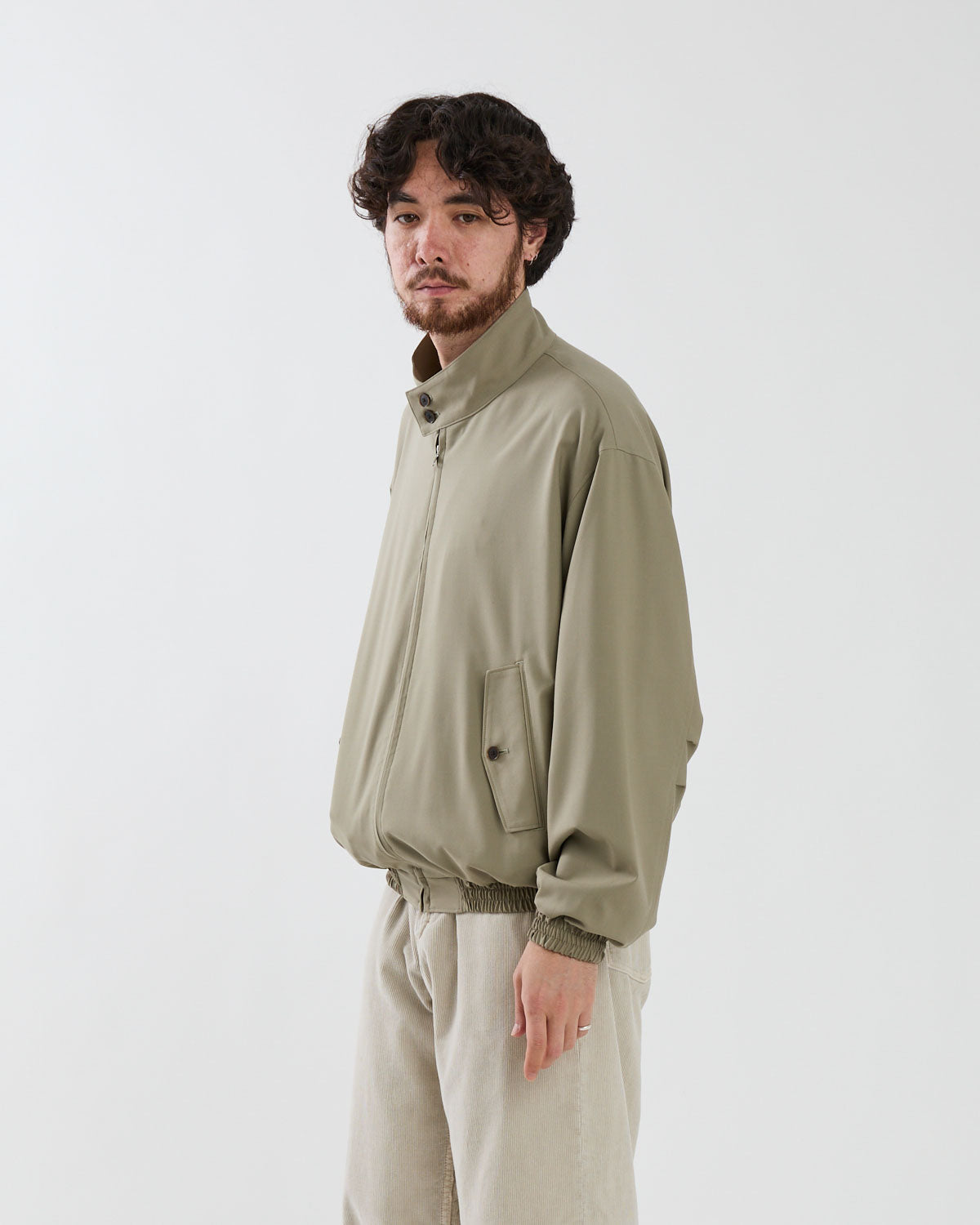 ULTRA FINE TROPICAL WOOL ZIP BLOUSON – COVERCHORD