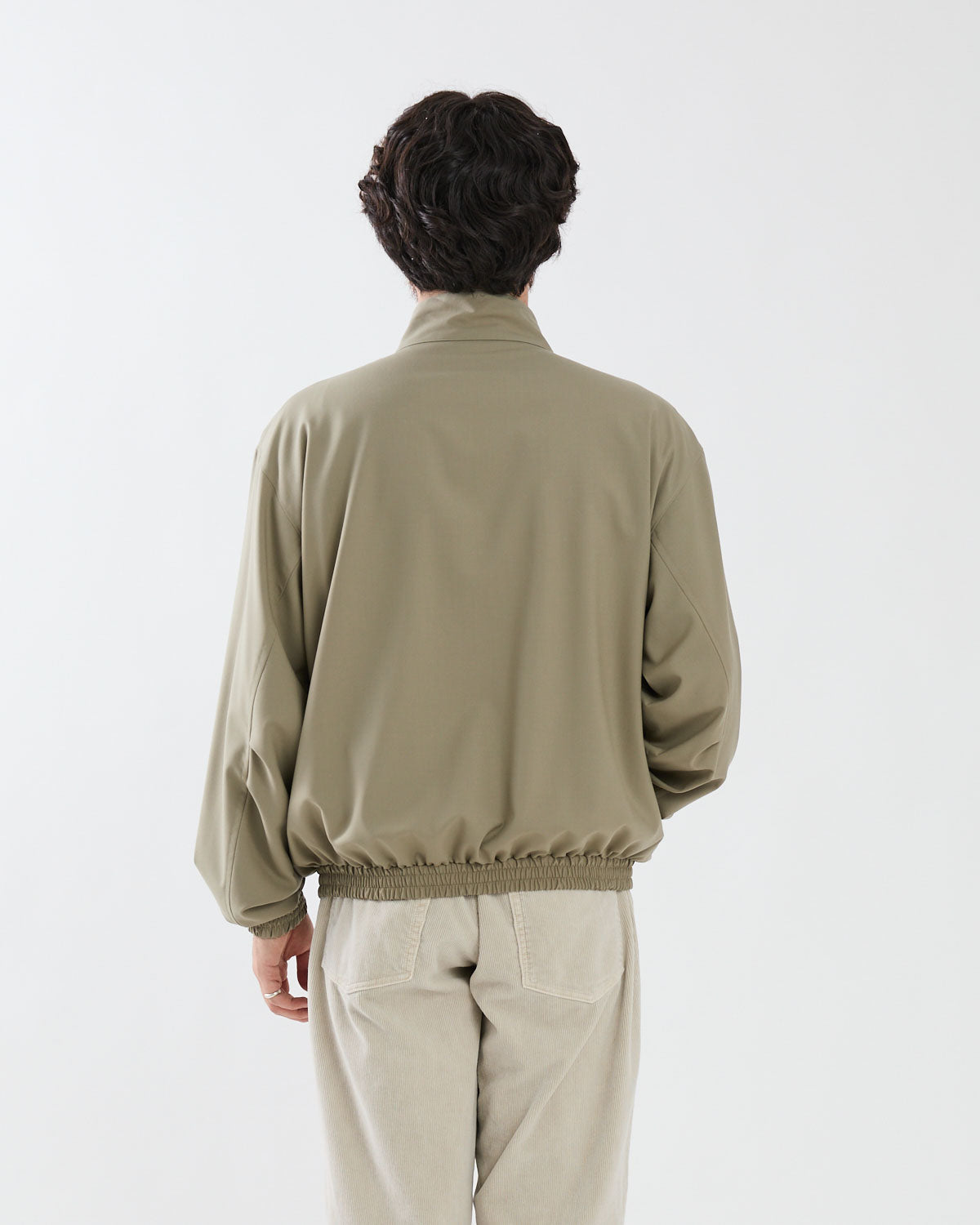 ULTRA FINE TROPICAL WOOL ZIP BLOUSON – COVERCHORD