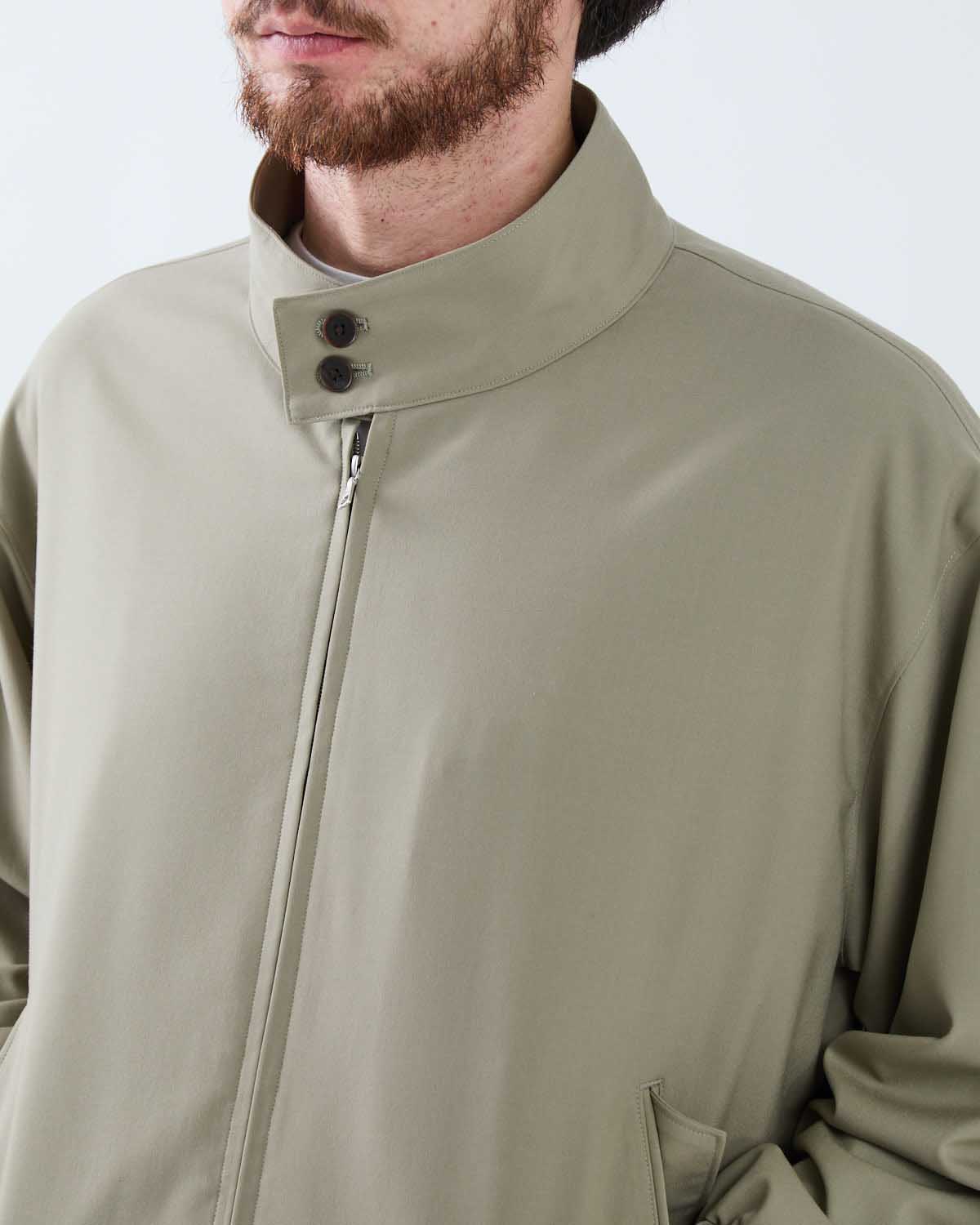 ULTRA FINE TROPICAL WOOL ZIP BLOUSON