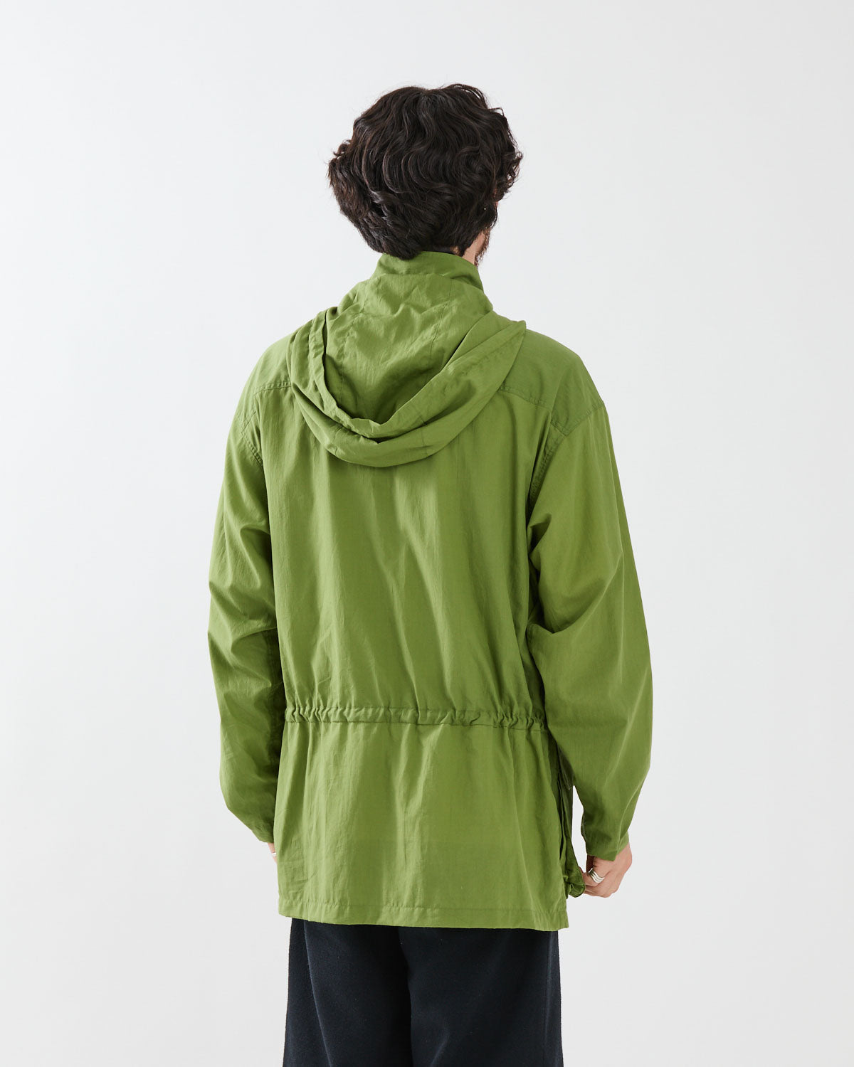 SUPER FINE COTTON LAWN HOODED BLOUSON