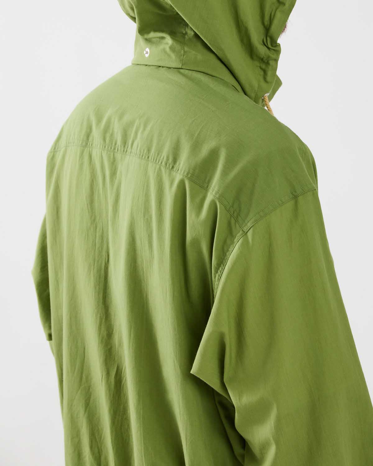 SUPER FINE COTTON LAWN HOODED BLOUSON