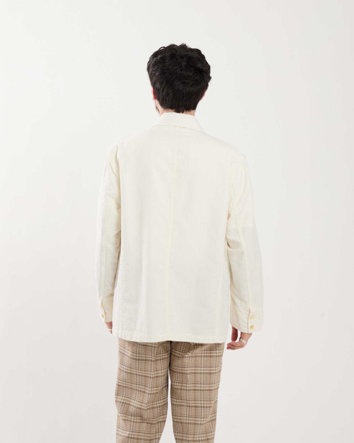 WOOL COTTON LINEN OX WORK JACKET
