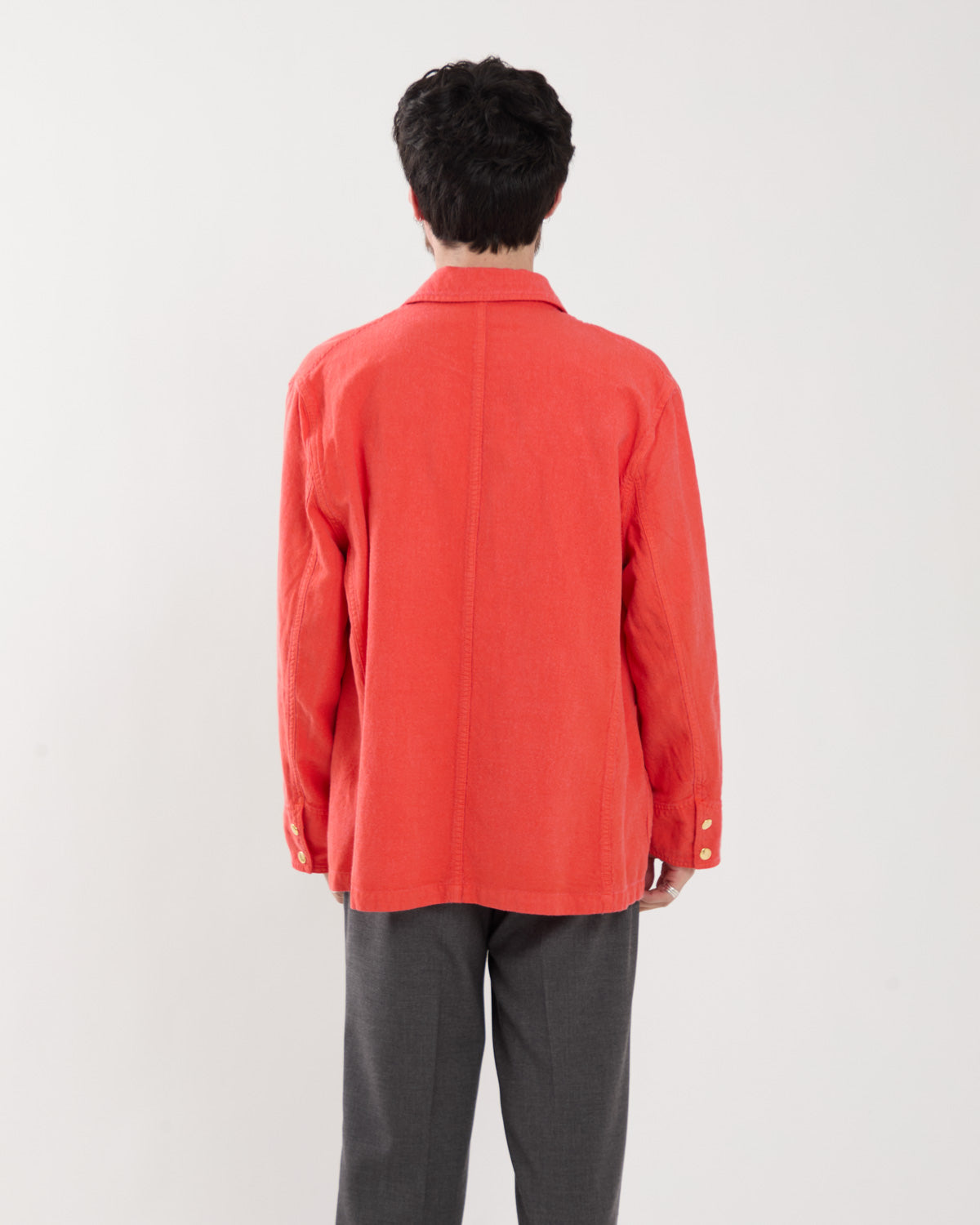 WOOL COTTON LINEN OX WORK JACKET
