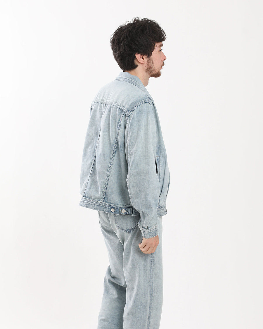 【AURALEE】Selvedge Light Denim Blouson 4 FADED SELVEDGE LIGHT DENIM BLOUSON – COVERCHORD