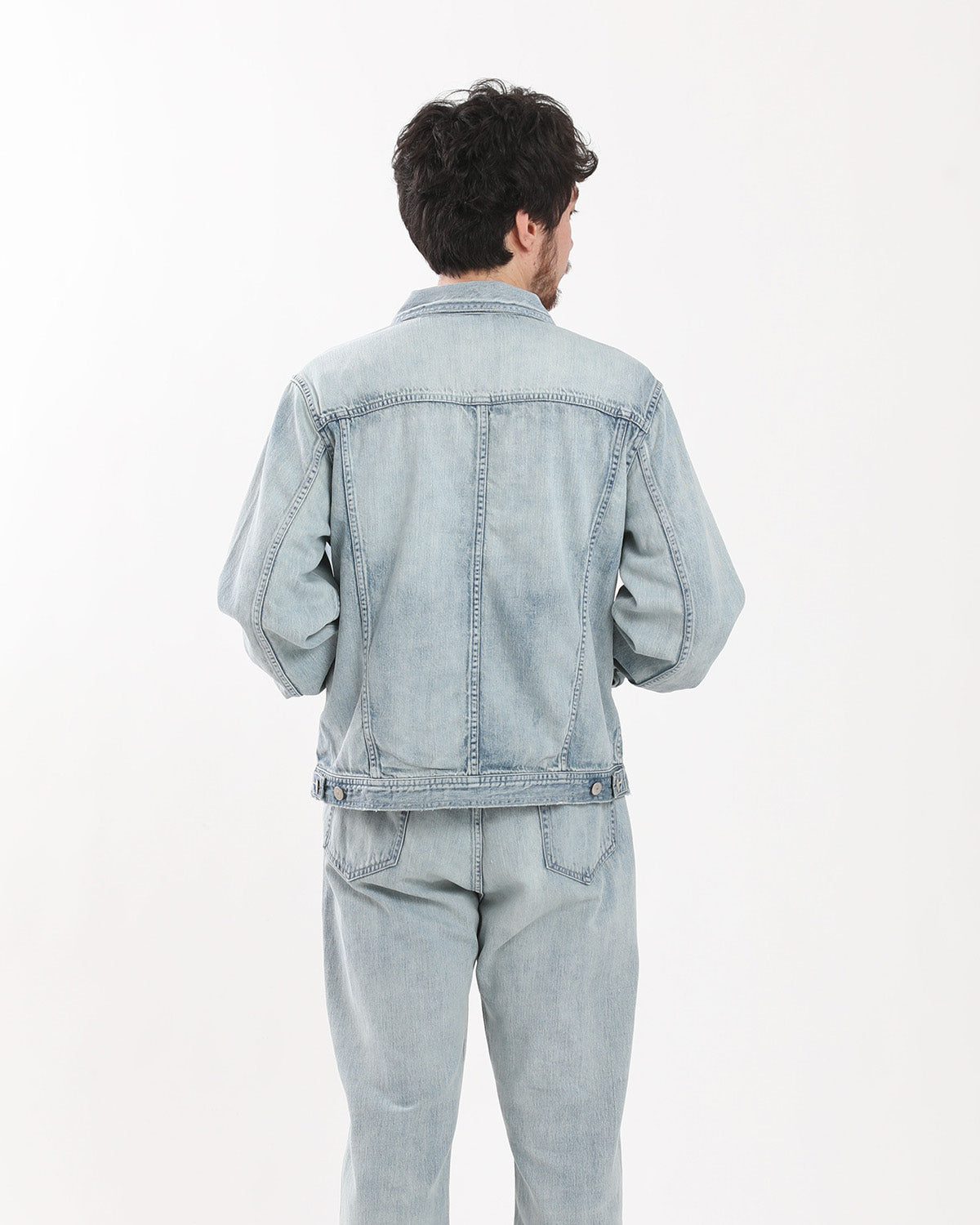 FADED SELVEDGE LIGHT DENIM BLOUSON