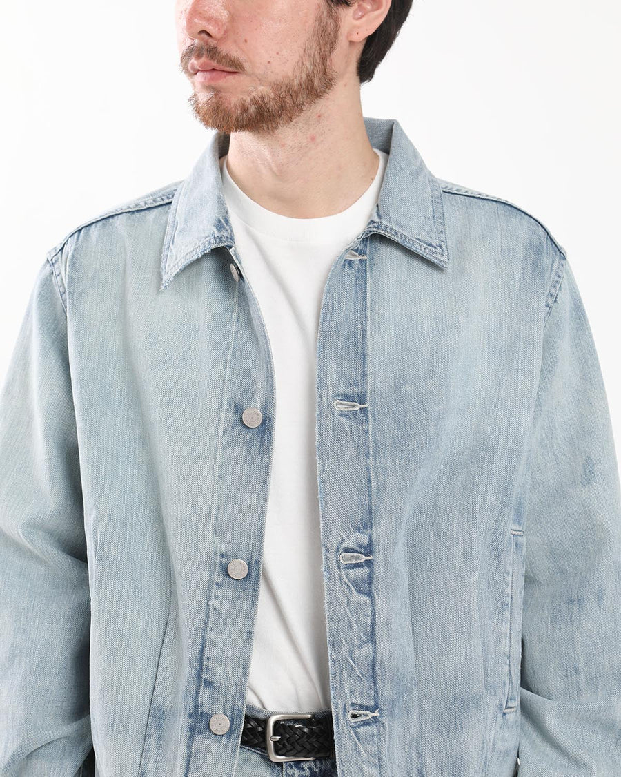 FADED SELVEDGE LIGHT DENIM BLOUSON – COVERCHORD