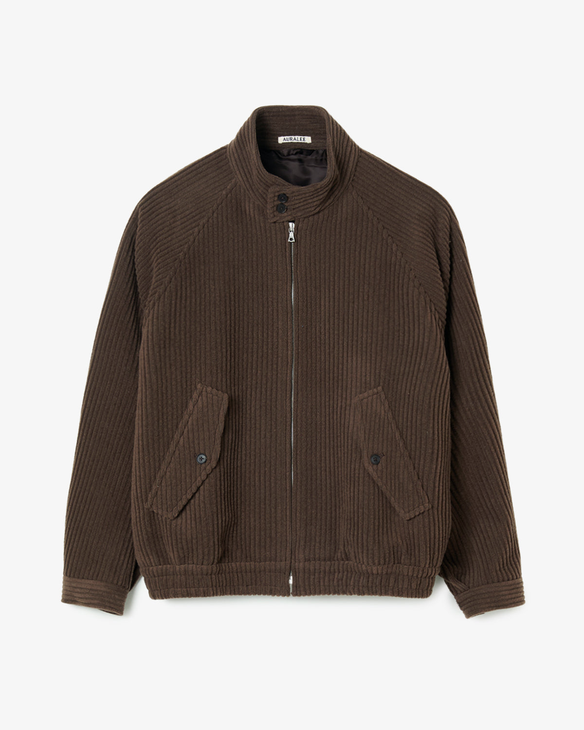 WOOL CASHMERE CORDUROY ZIP BLOUSON