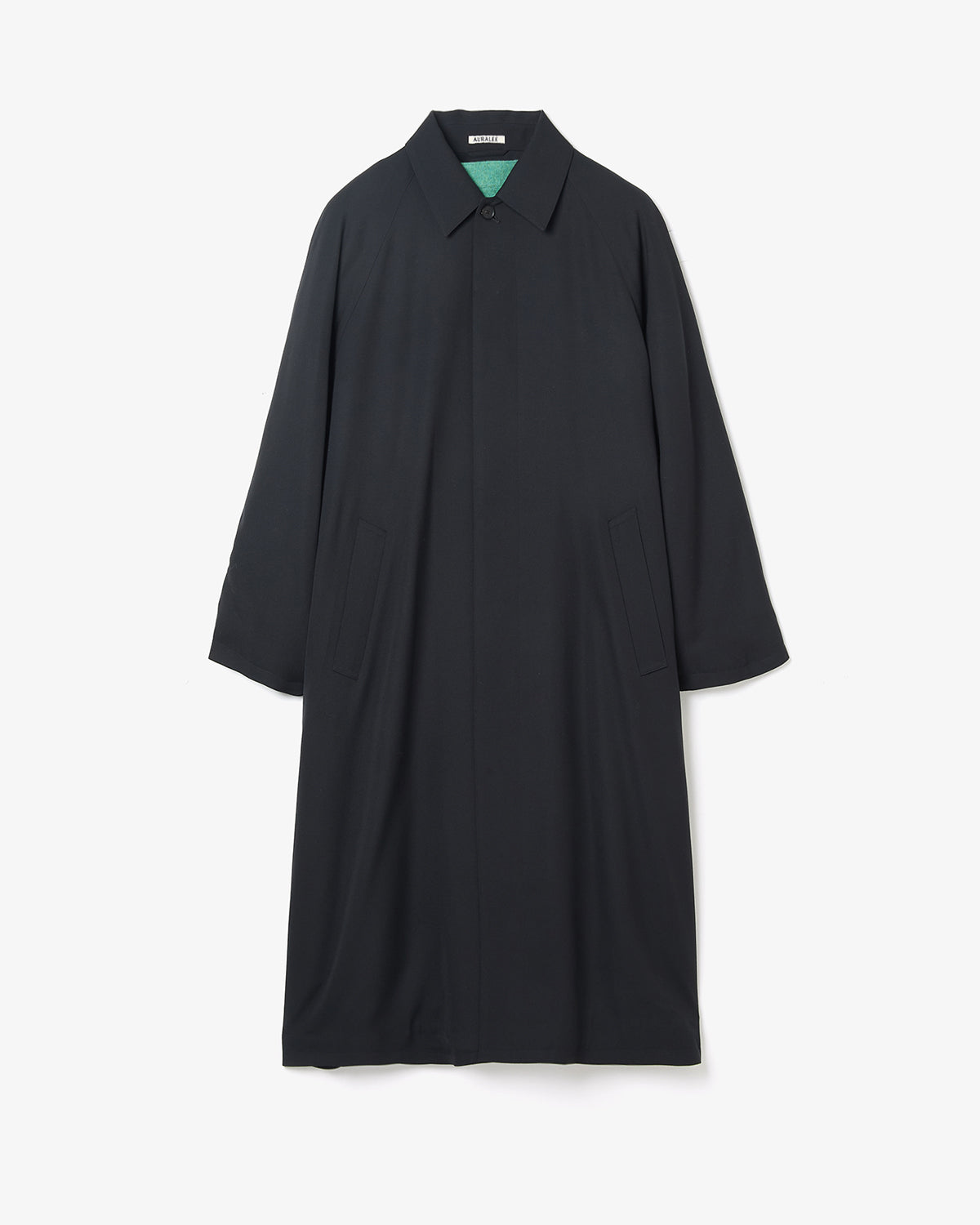 ULTRA FINE WOOL TWILL WOOL-LINED COAT