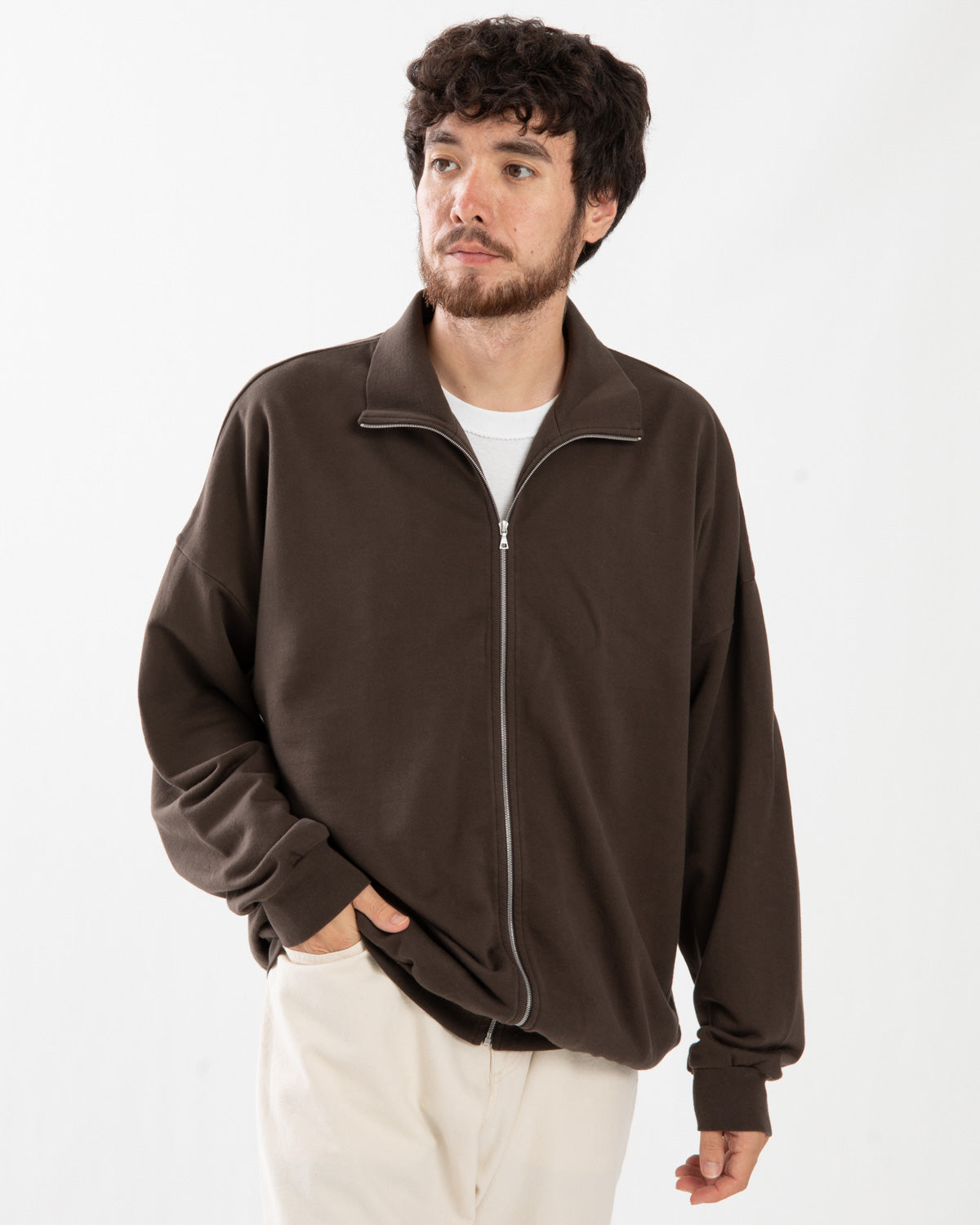 SUPER HIGH GAUGE SWEAT ZIP BLOUSON