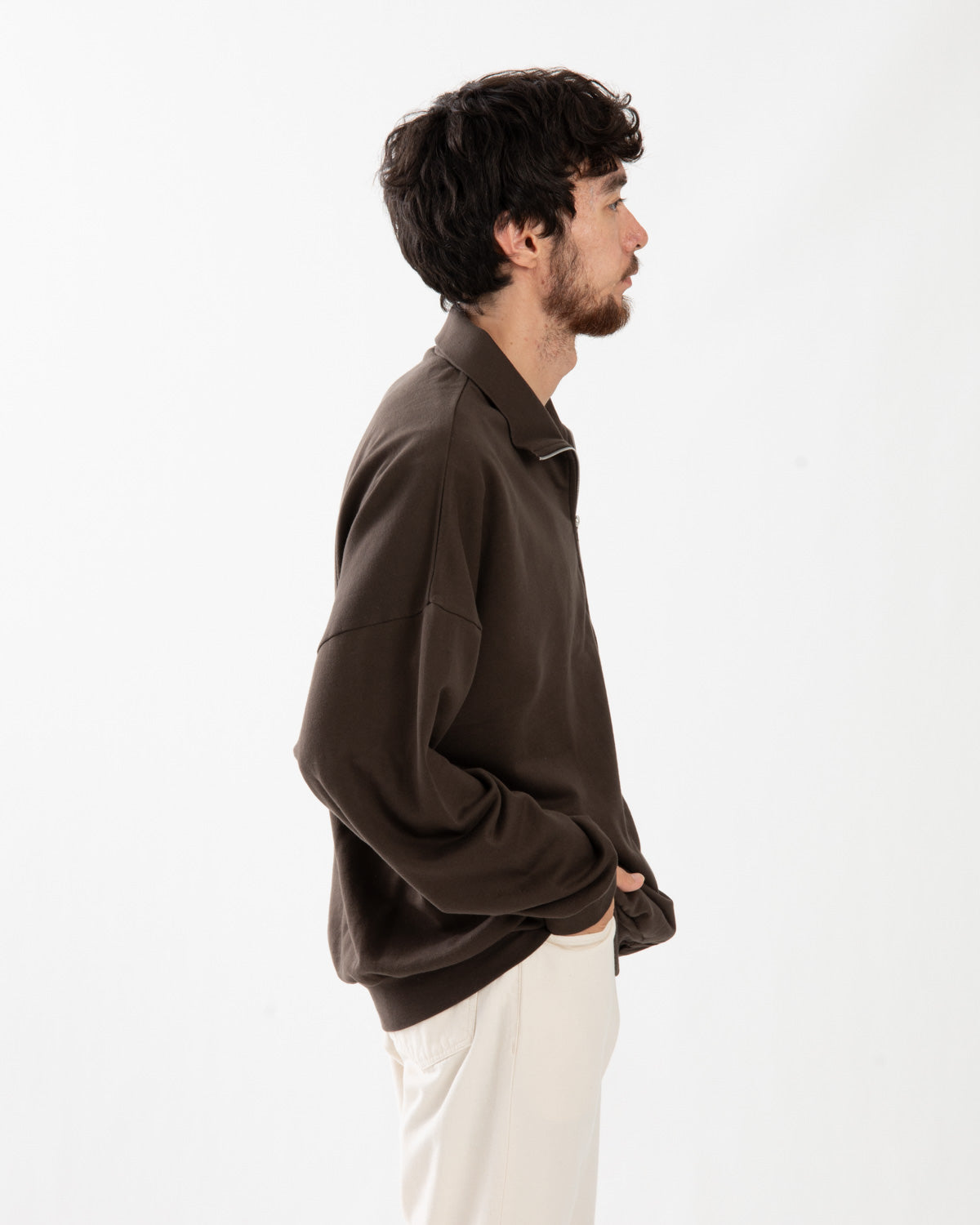 SUPER HIGH GAUGE SWEAT ZIP BLOUSON