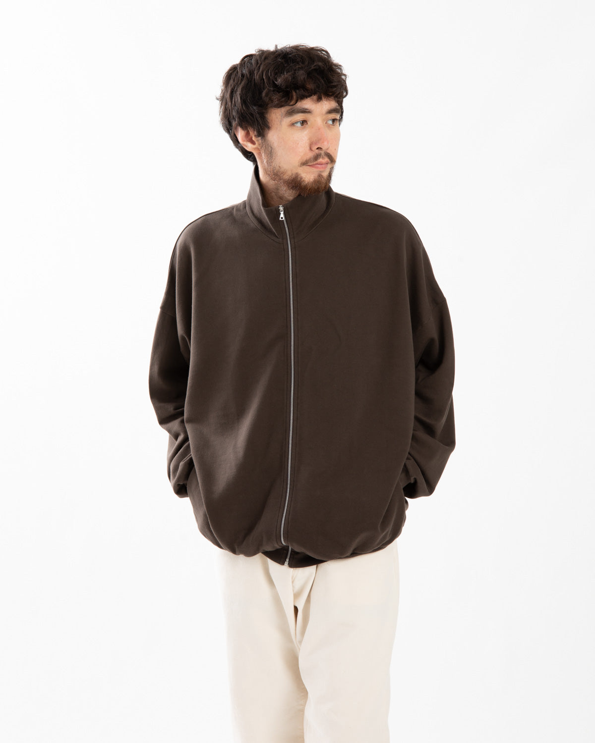 SUPER HIGH GAUGE SWEAT ZIP BLOUSON
