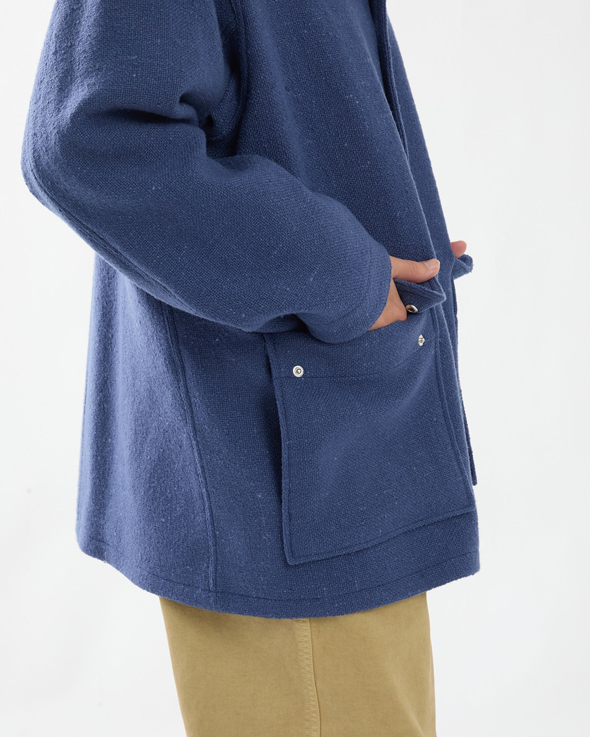 HOMESPUN TWEED ZIP BLOUSON