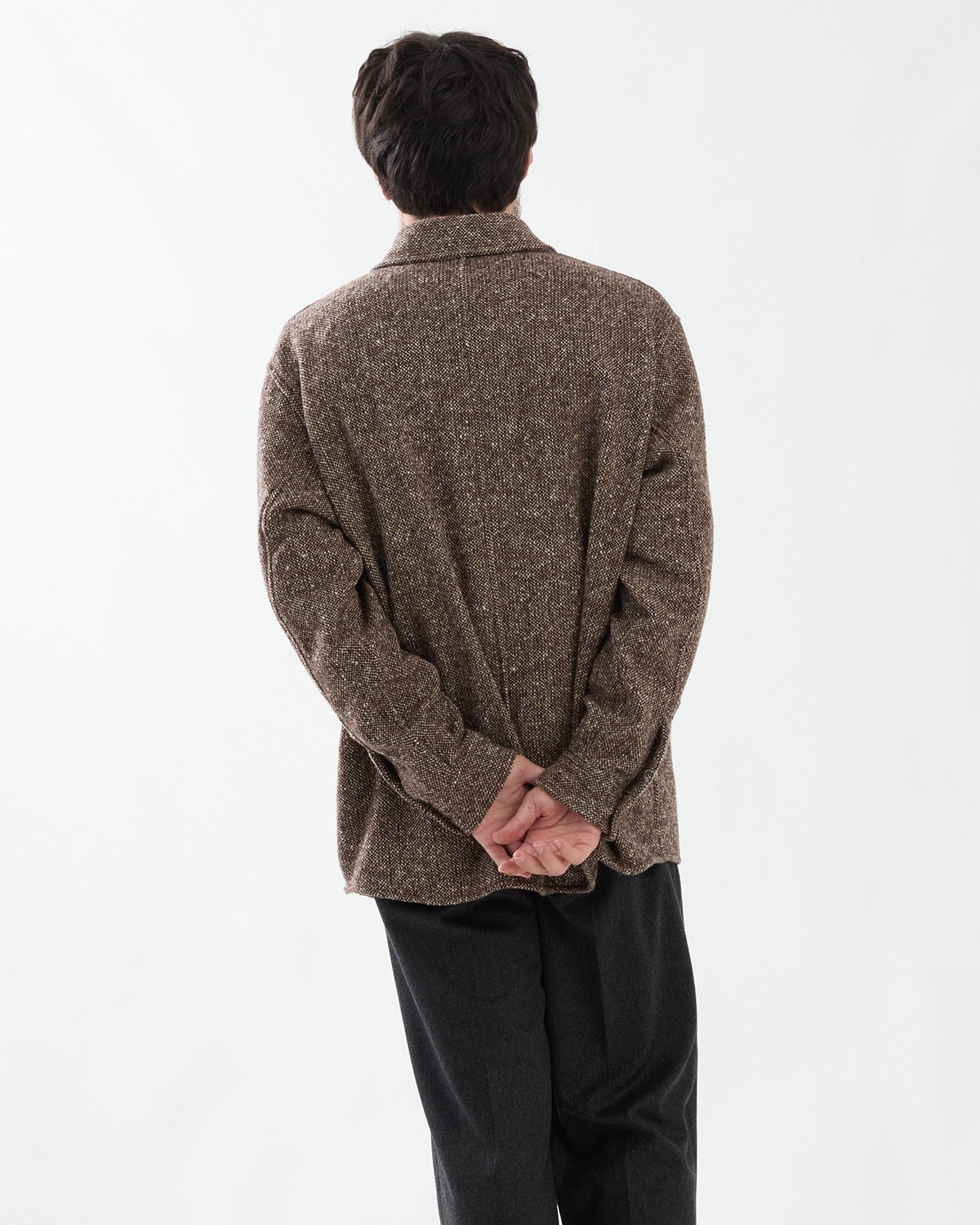 HOMESPUN TWEED SHIRT BLOUSON