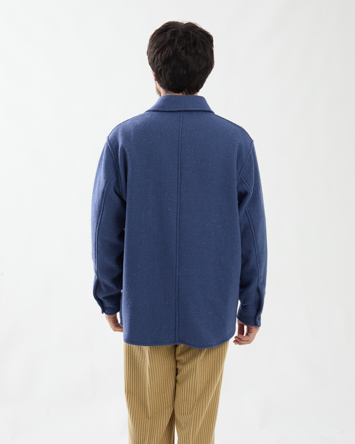 HOMESPUN TWEED SHIRT BLOUSON
