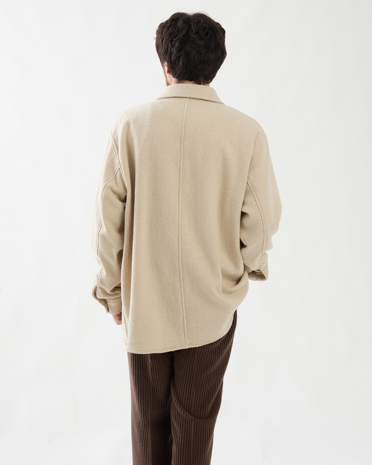 HOMESPUN TWEED SHIRT BLOUSON