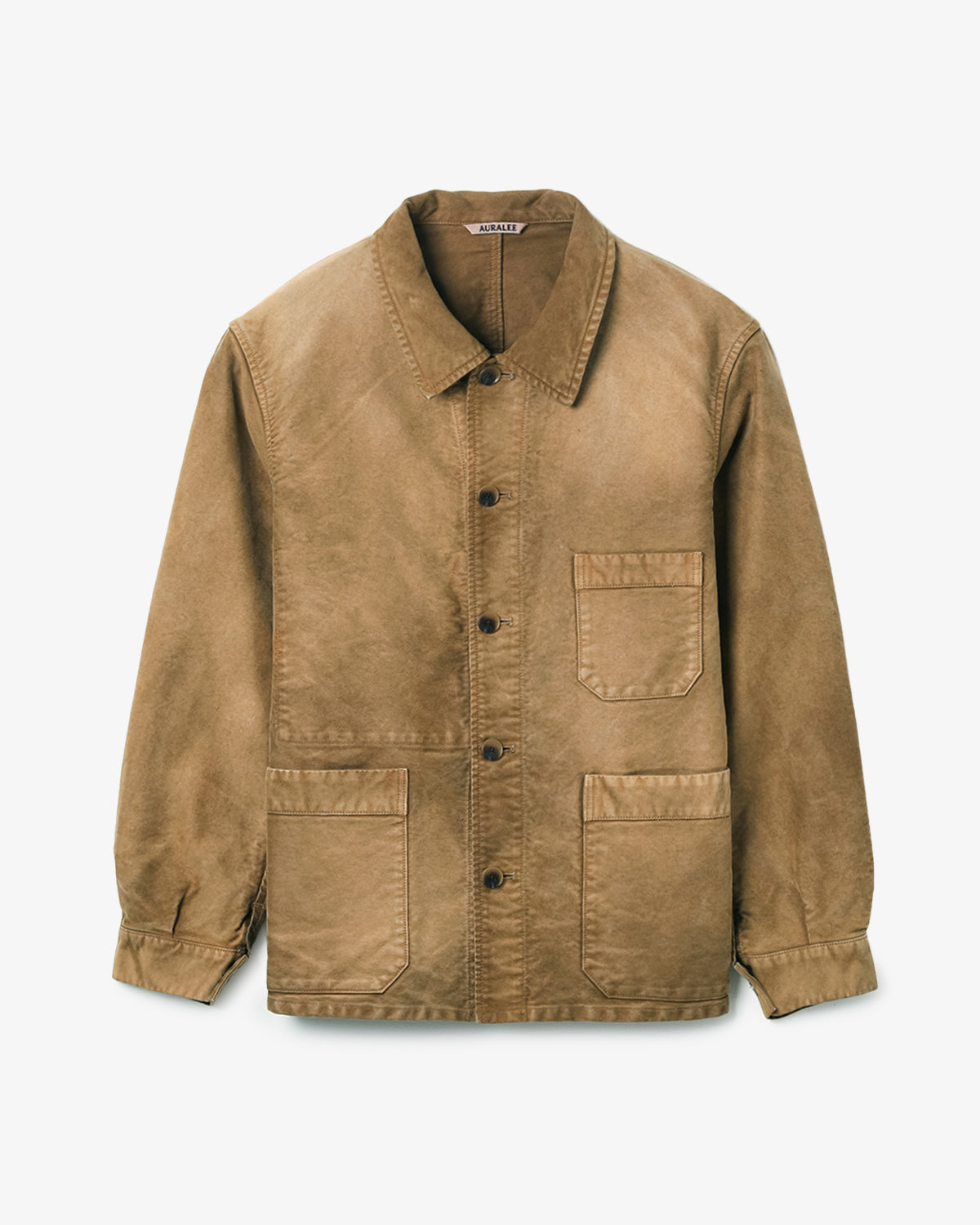 GARMENT-DYED ORGANIC COTTON HEAVY MOLESKIN COVERALL