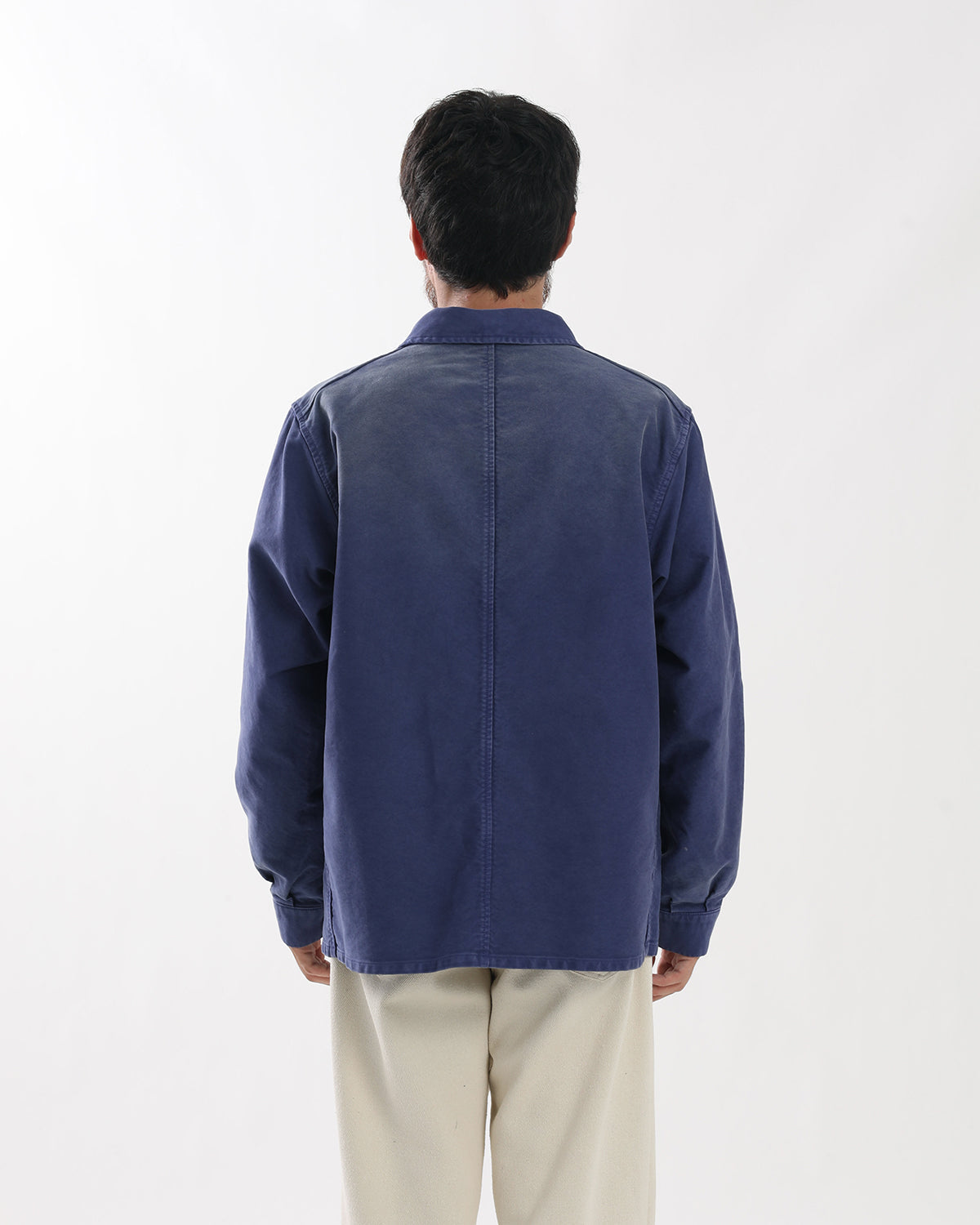 GARMENT-DYED ORGANIC COTTON HEAVY MOLESKIN COVERALL