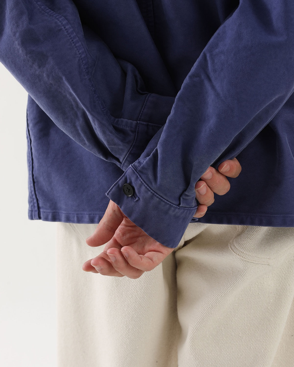 GARMENT-DYED ORGANIC COTTON HEAVY MOLESKIN COVERALL
