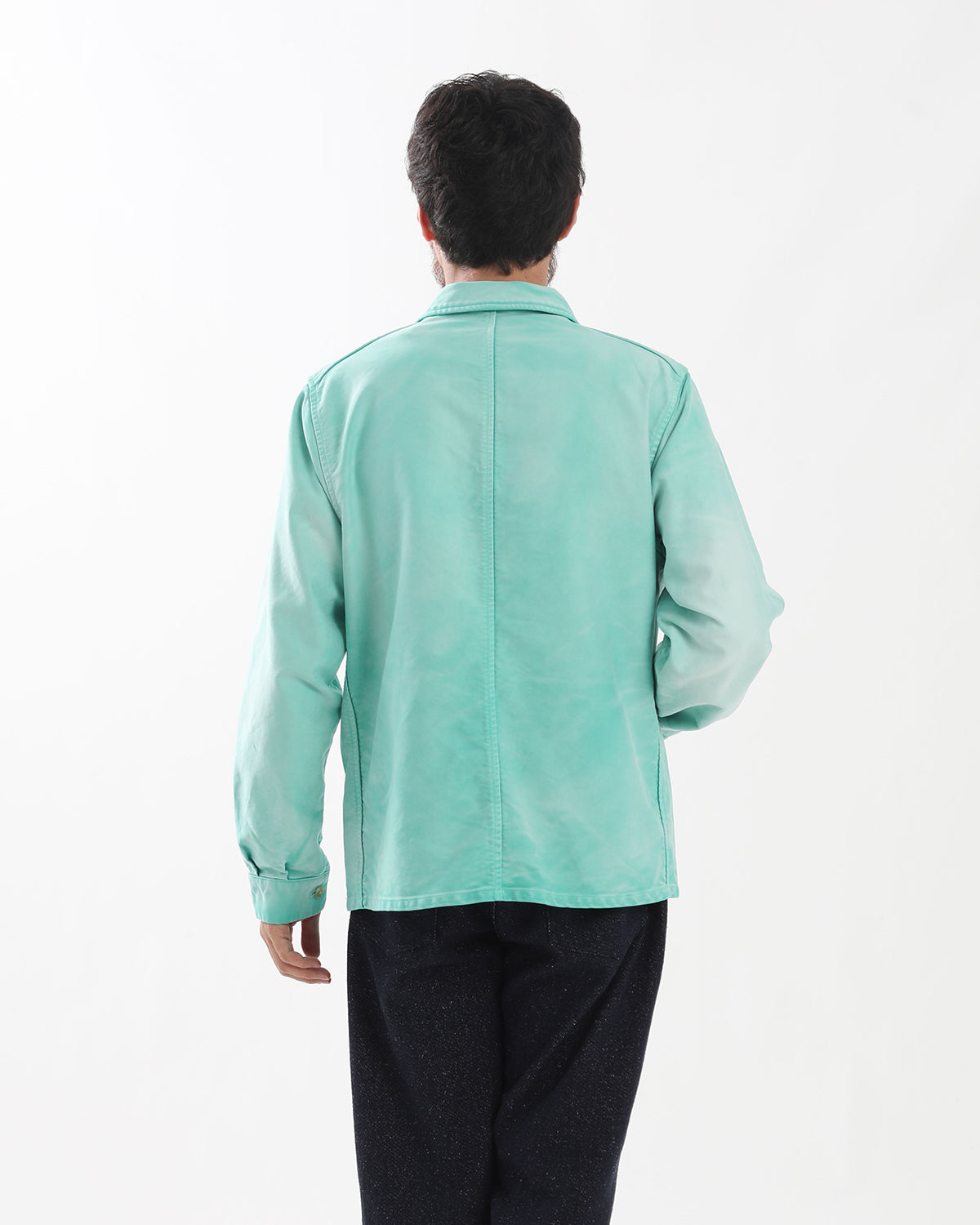 GARMENT-DYED ORGANIC COTTON HEAVY MOLESKIN COVERALL